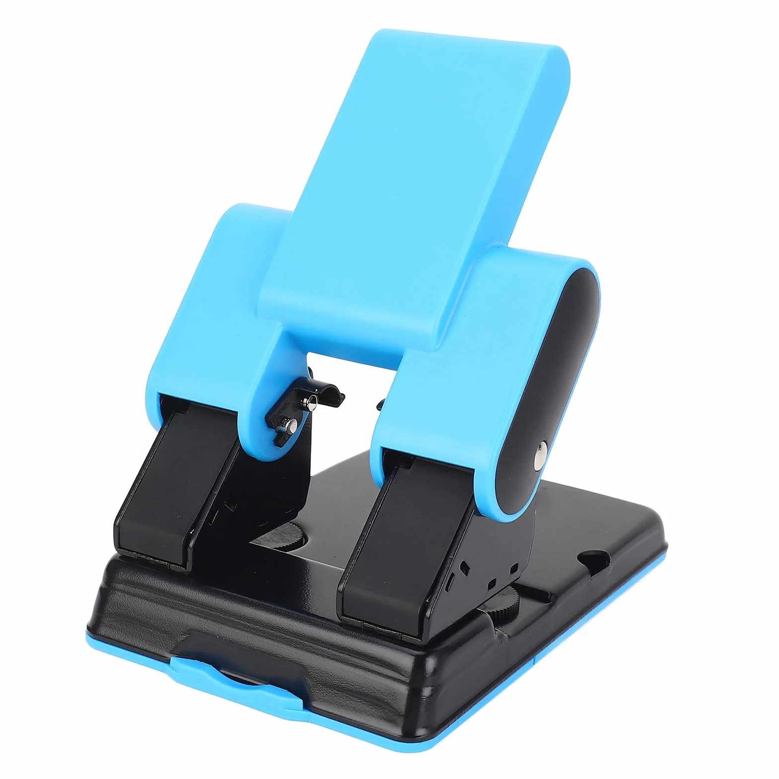 2 perforatori di carta forata, perforatore di carta 70 lamiere 2 timbri forati, doppio foro punch 70 fogli A4 capacità carta 70 mm 80 mm distanza 2 carta forata per la scuola d'ufficio