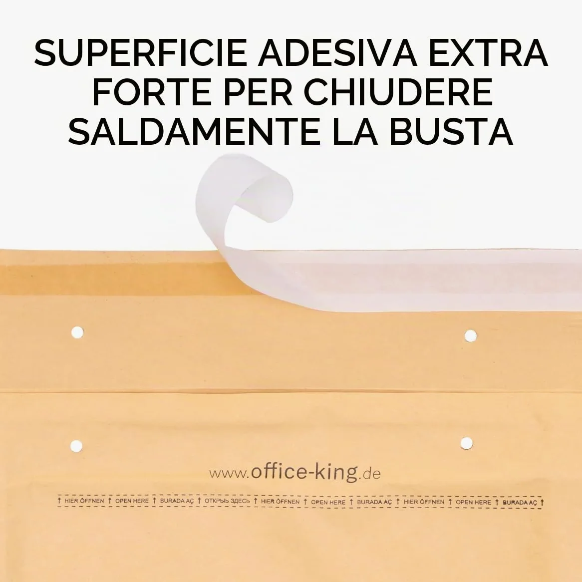 verpacking 100 Buste gialle imbottite 29 x 37 cm H8 - Buste pluriball, Buste con bolle