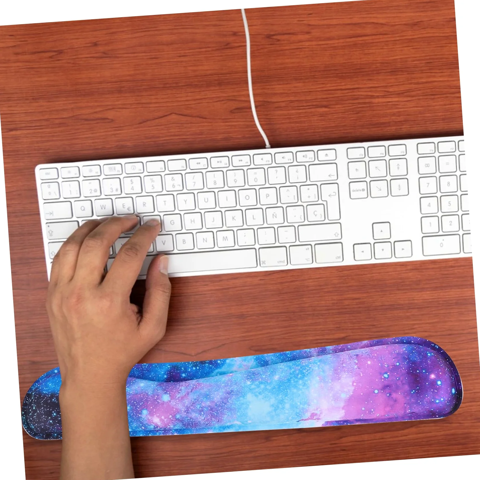 MAGICLULU Poggiapolsi Ergonomico Per Tastiera e Mouse Tappetino in Memory Foam Supporto Per Polso Per Casa e Ufficio Miglioramento Della Postura e Riduzione Dello Stress