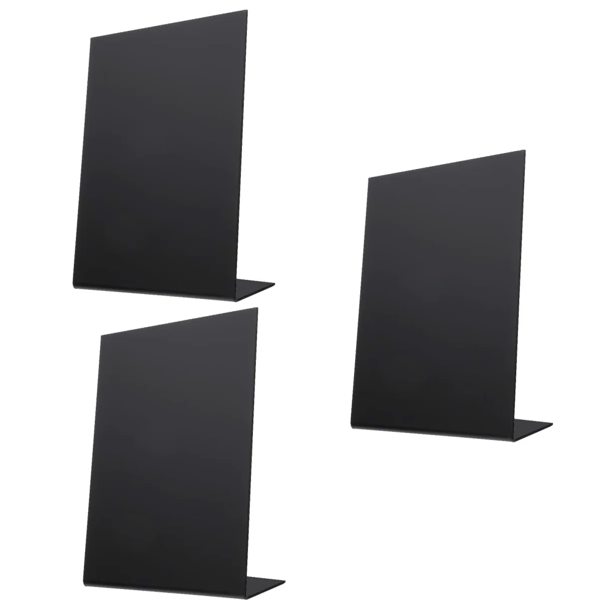 Ciieeo 3pezzi Lavagna Cancellabile Per Decorazioni Da Tavolo Lavagnetta Piccola Per Matrimoni e Eventi Base Solida e Design Elegante Perfetta Per Casa e Ristoranti Nera
