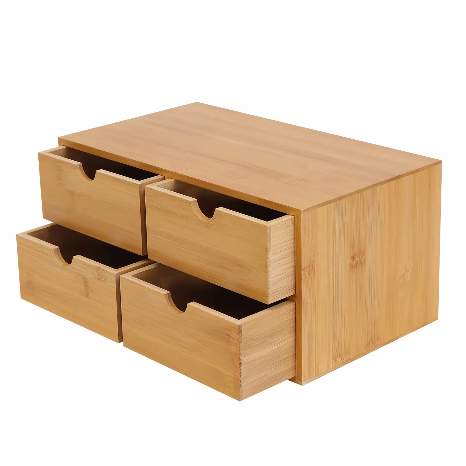 Scrivania Organizzatore in Legno con Cassetto 4 Cassetti per Ufficio Pavimenti Bambù Cassetti Cassetti per Scrivania Ufficio Casa Office