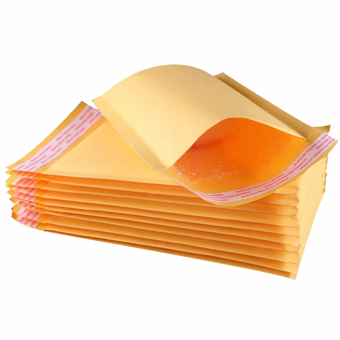 NUOBESTY Buste Imbottite in Carta Kraft e Pe 50 Pezzi Buste per Spedizioni Protezione Lettere Leggere