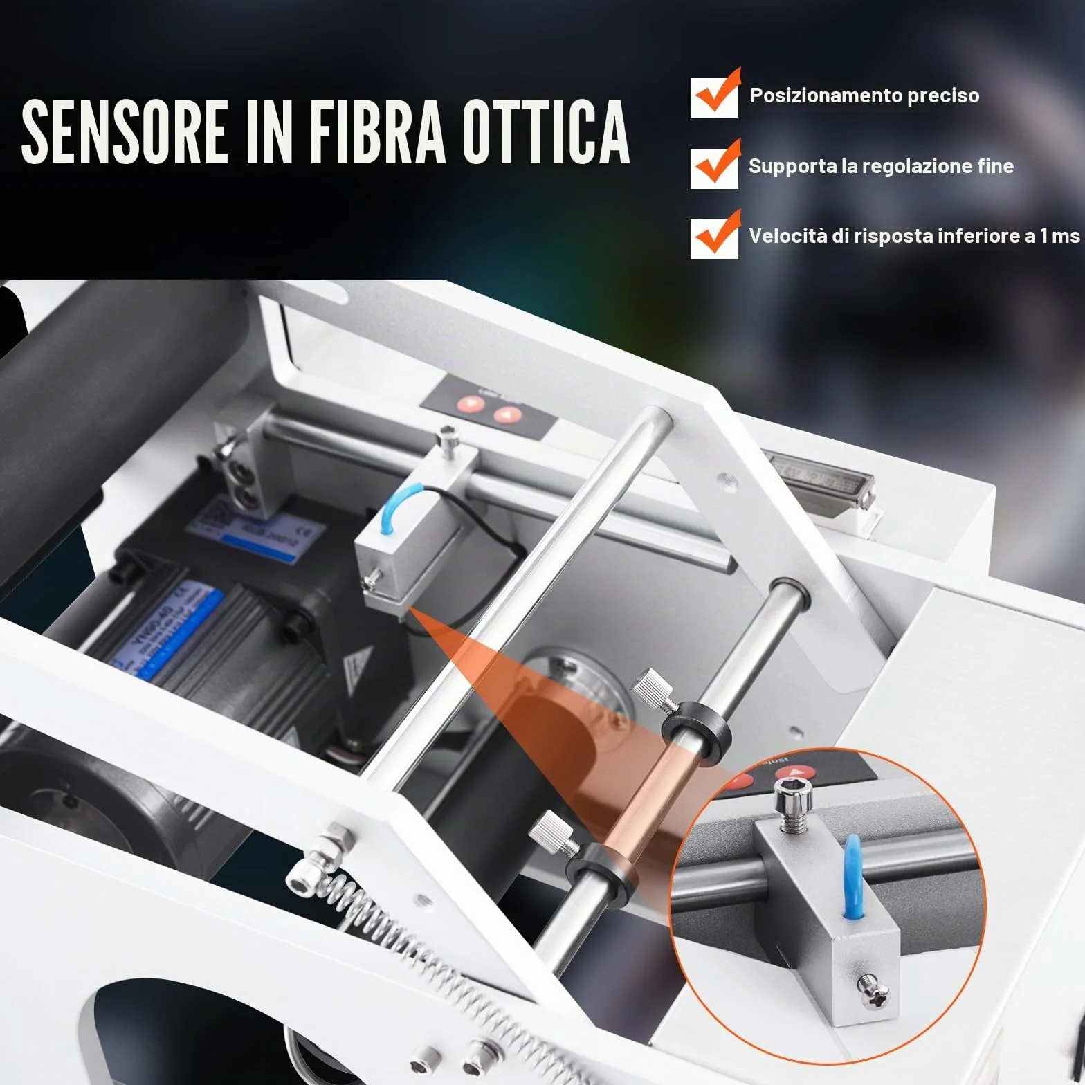 VEVOR Etichettatrice Semiautomatica per Bottiglia Rotonda, 20-50Pezzi/min, Applicatore di Etichette, Etichettatrice Regolabile Adatta per Bottiglie Larghezza Etichetta tra 13-150mm Lunghezza 25-300mm