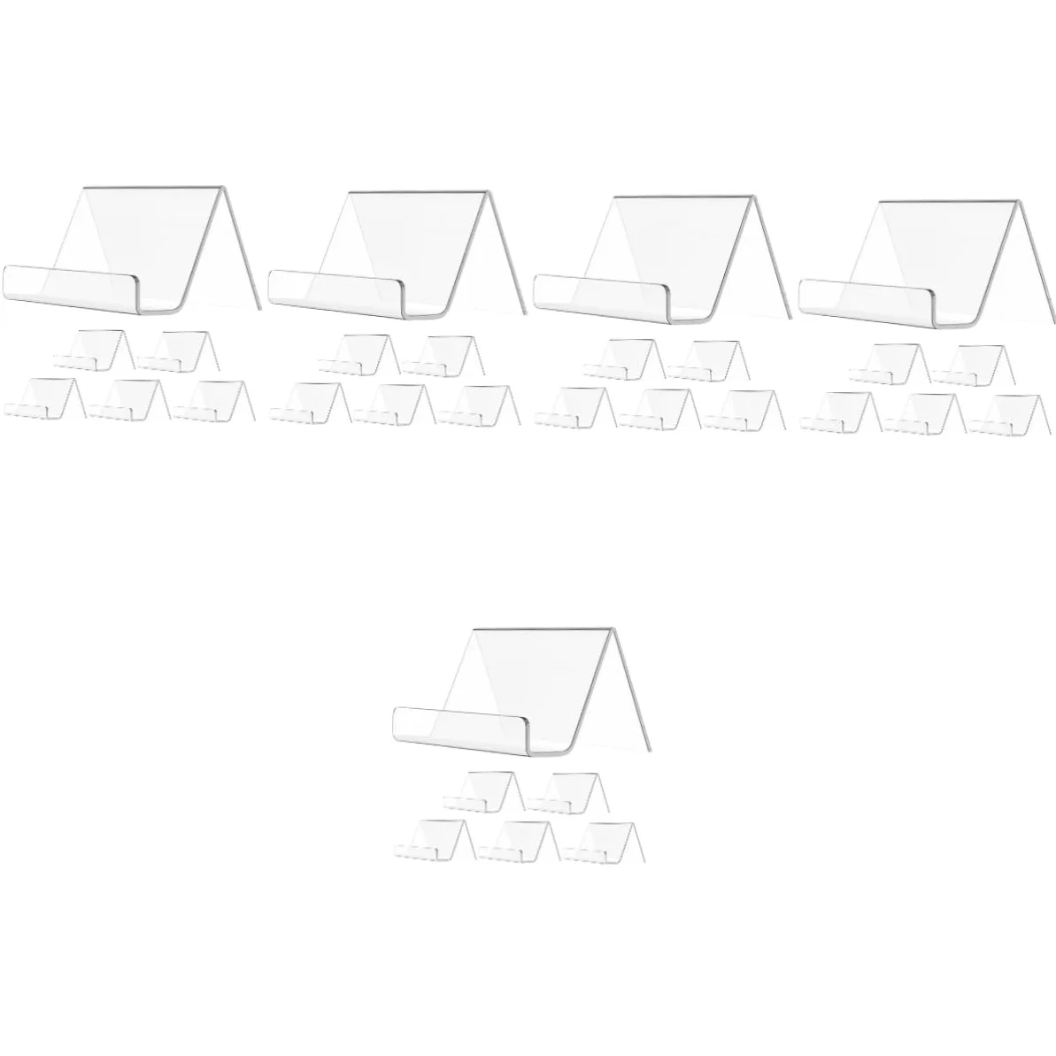Gadpiparty 5 Set Biglietti Visita Stands Per Biglietti Visita Organizer Per Ufficio E Mostre Design Elegante 6 Pezzi*5