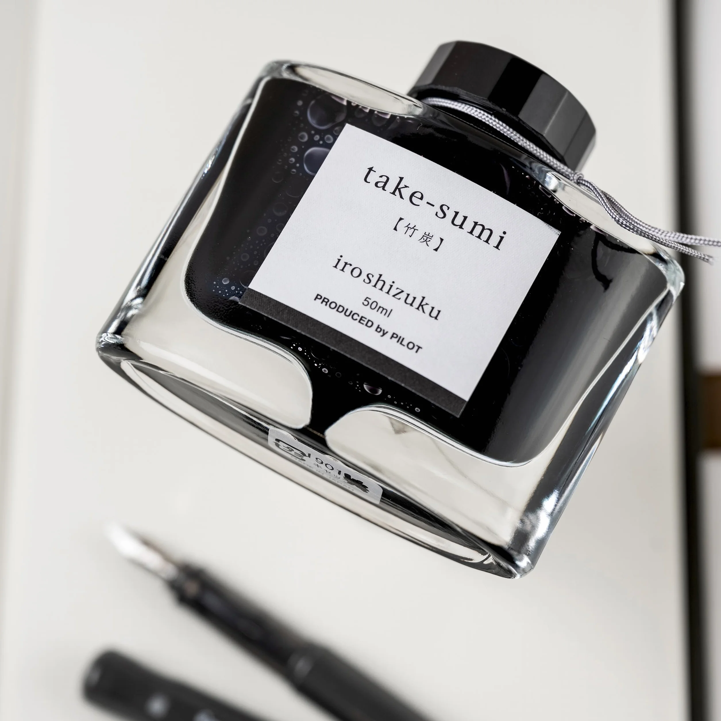 Pilot Iroshizuku Fountain Pen Ink - 50 ml Bottle - Take-sumi (Gray Black) (Japan Import), Nero