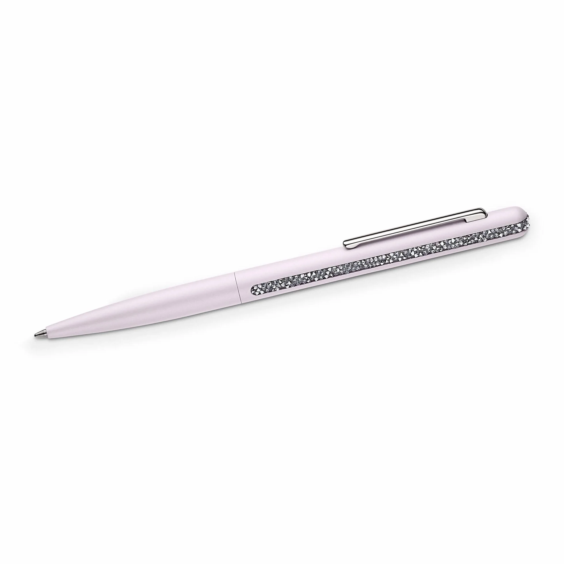 Swarovski Crystal Shimmer Penna a Sfera, con CristalliSwarovski , Struttura in Metallo Laccato, Rosa