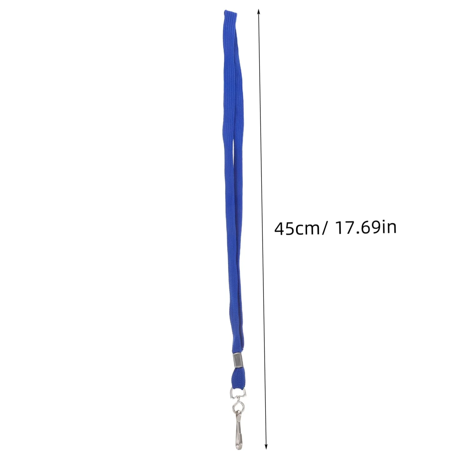 100 pezzi Laccio Porta Badge con Clip Resistente Cordino Collo Leggero e Sicuro per Id Targhette per Ufficio Scuola e Infermieri
