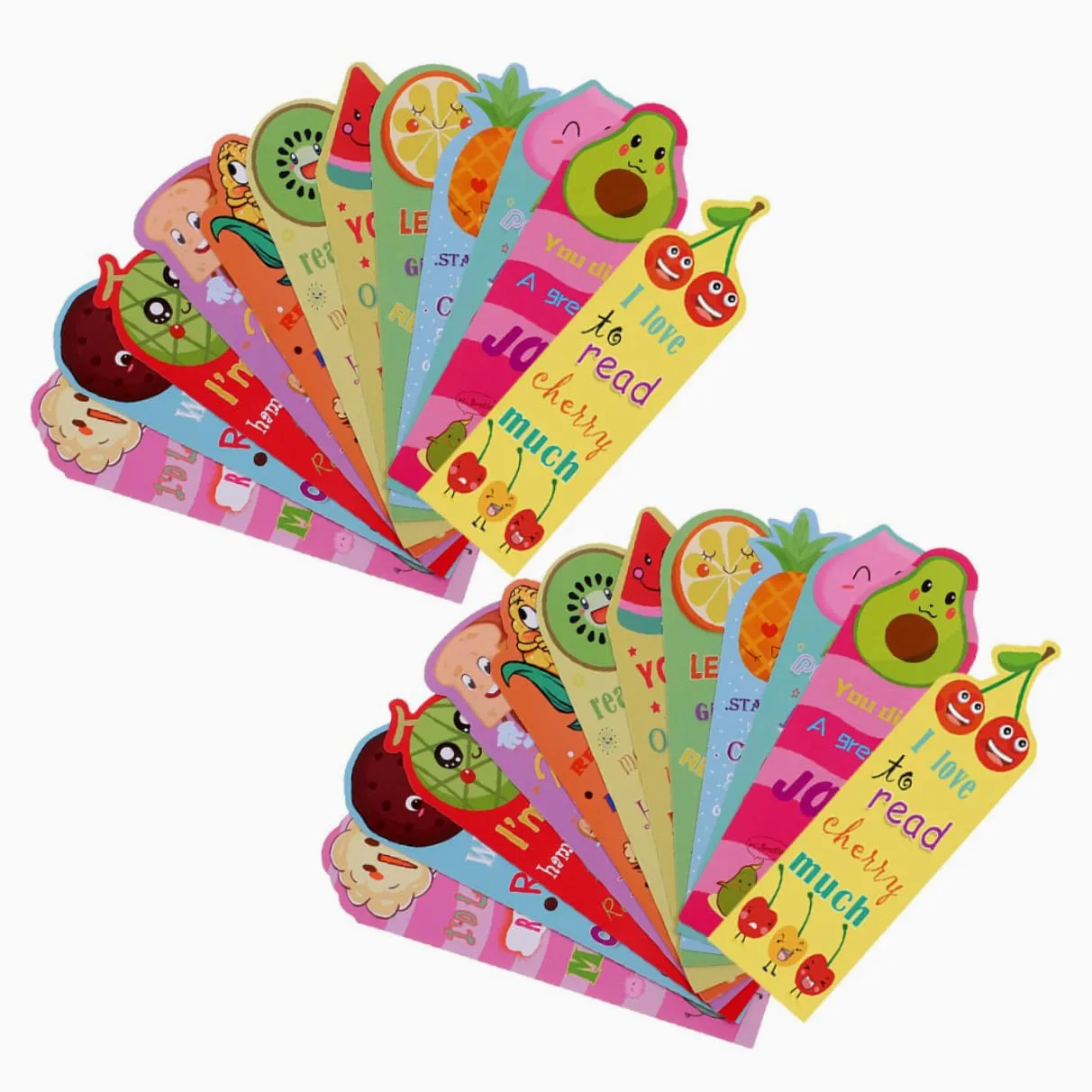 4 Set Adorabili Ragazzi E Ragazze Ragazza Segnalibri Creativi Profumati Frutta Pagina Marcatori Compleanno Scuola Bambini Libro Lettura 36 Pezzi * 4