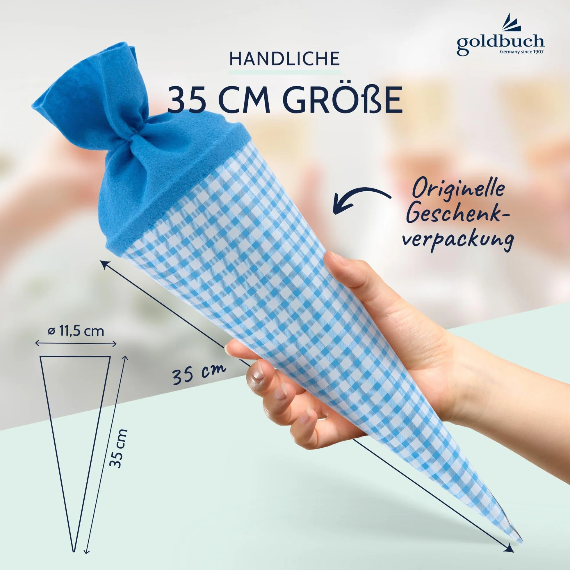 Goldbuch Sacchetto Regalo per Sorelle 35 cm Feltro