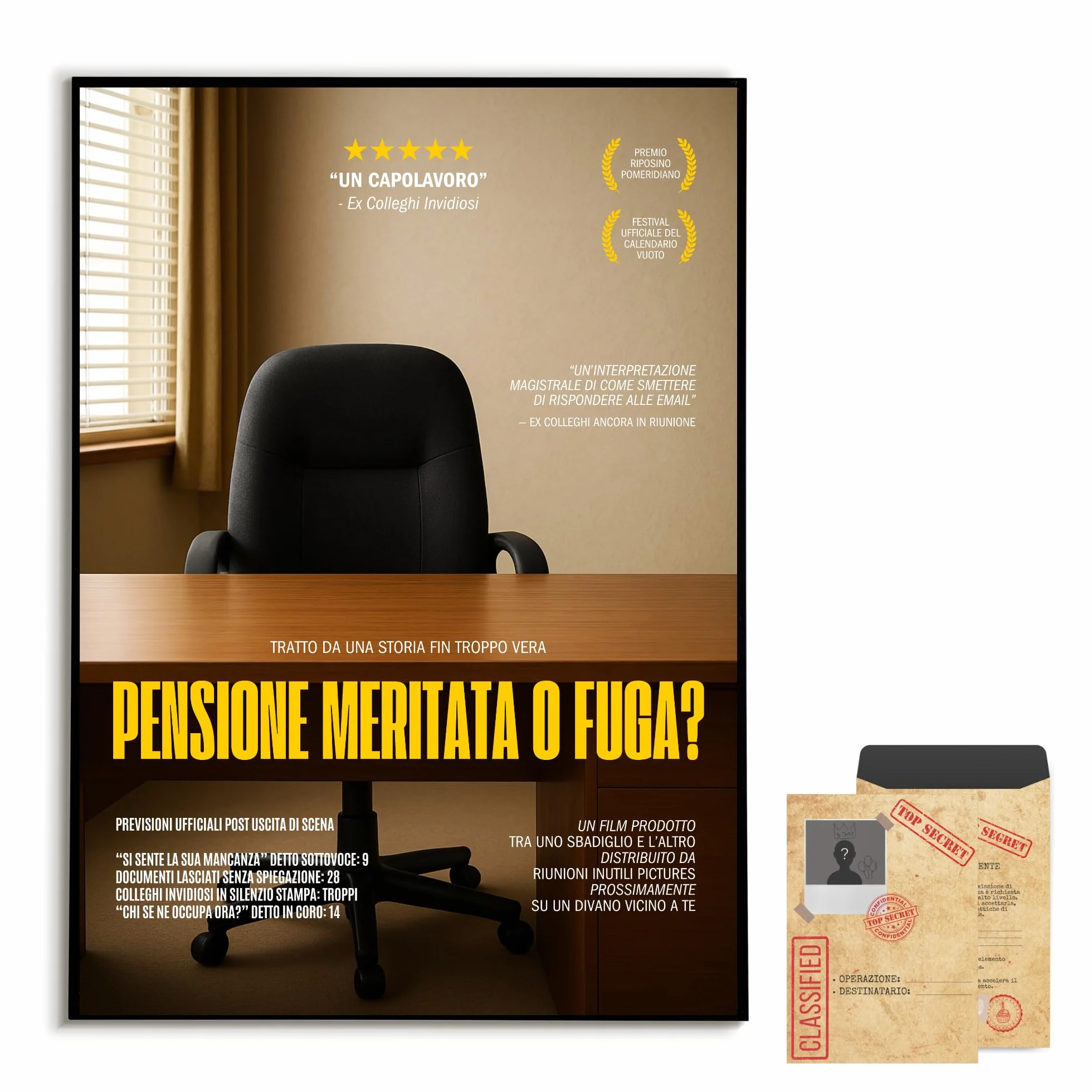 Biglietto Pensione Uomo Donna Stile Locandina Film