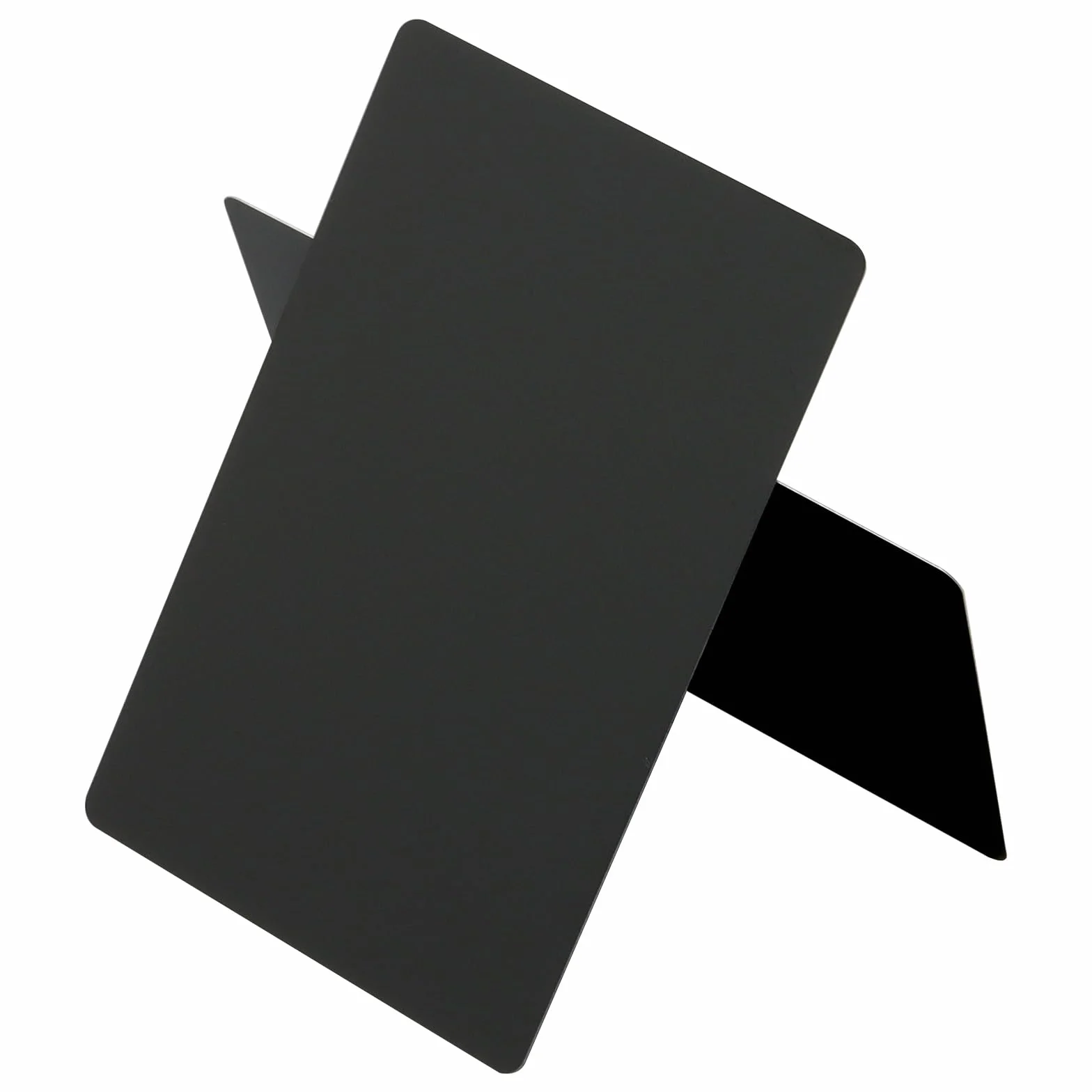 KEILEOHO 150 Pezzi Biglietti da Visita in Alluminio Nero, Metallizzati, 86 x 54 x 0,21 mm