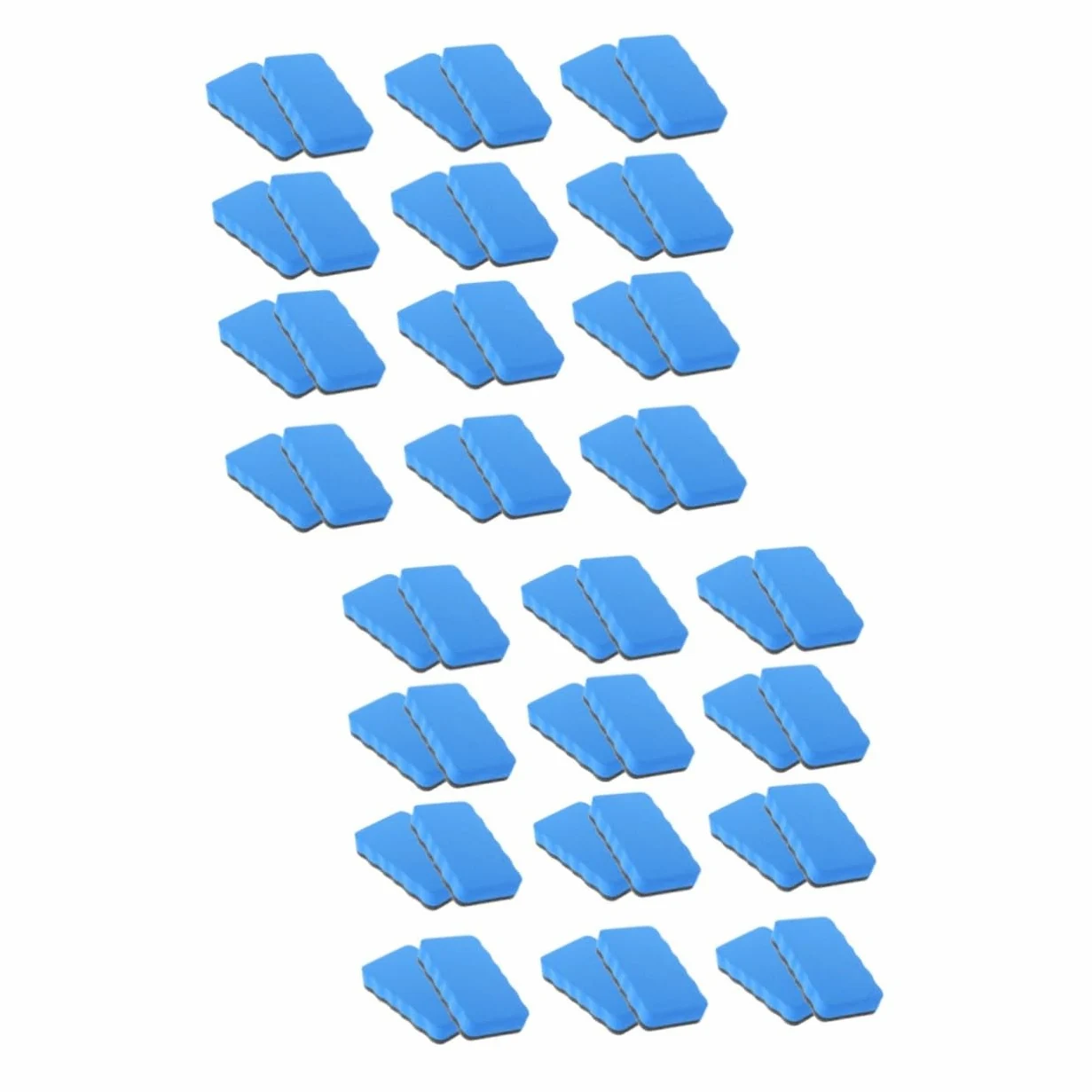 NUOBESTY 2 Set di Gomme Cancellabili a Secco per Insegnanti Dirigenti Uffici Casa Aule Lavagne Bianche Pezzi * 2