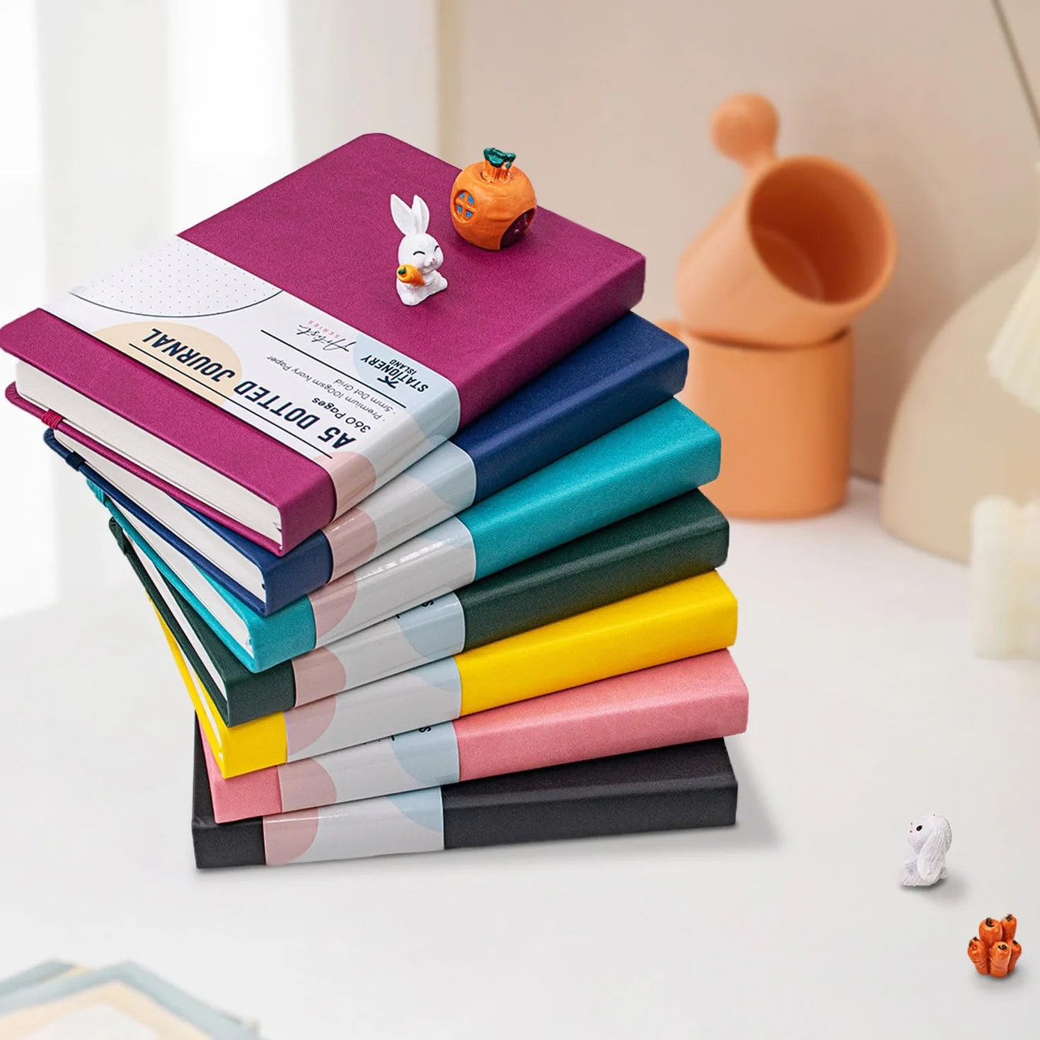 Taccuino Puntinato A5 Bullet Dotted Journal 360 pagine Carta 100gsm Copertina Rigida