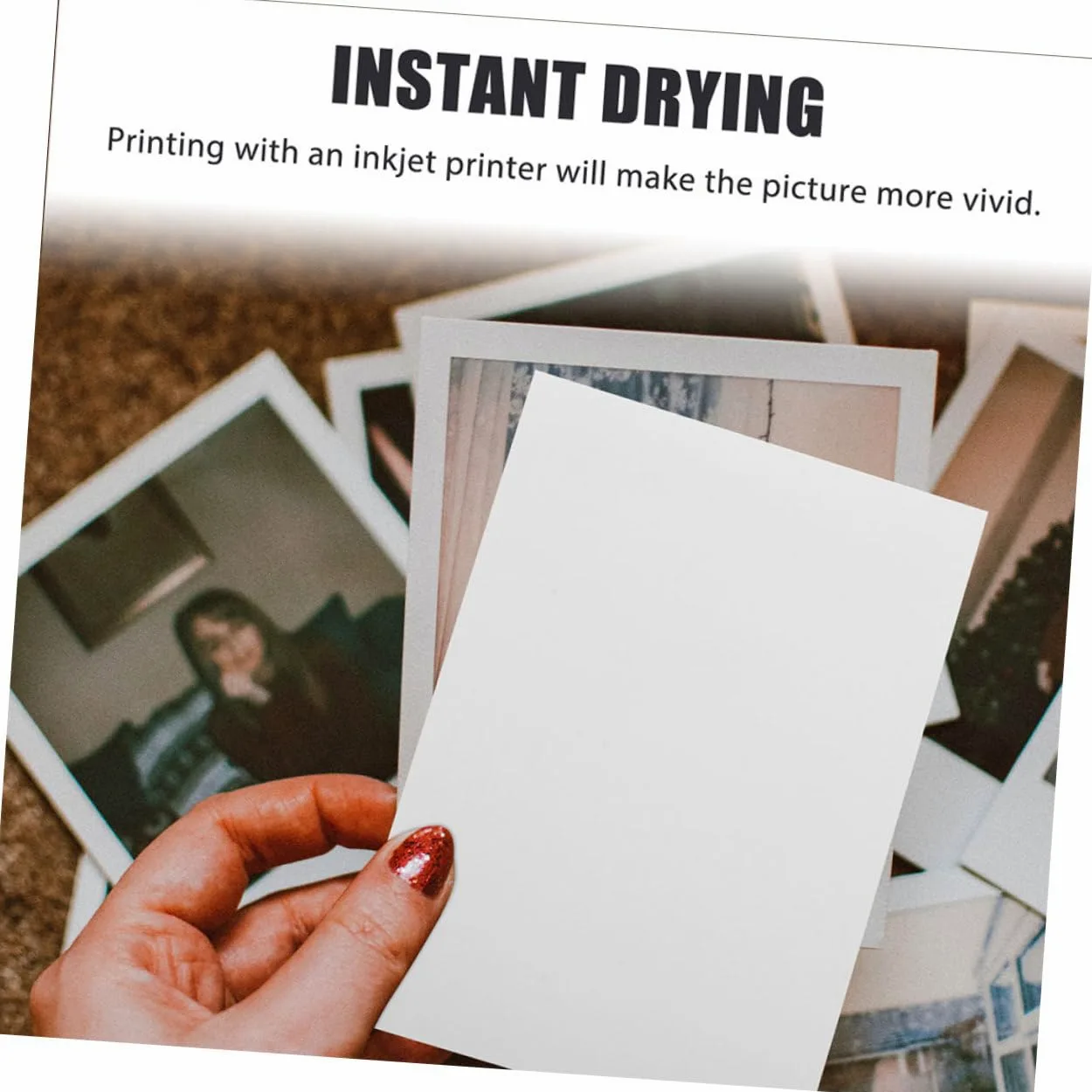 OSALADI 4 Set Carta Fotografica Lucida Carta Per Fotografica Per Stampante Vividità E Dettagli 100 Fogli*4