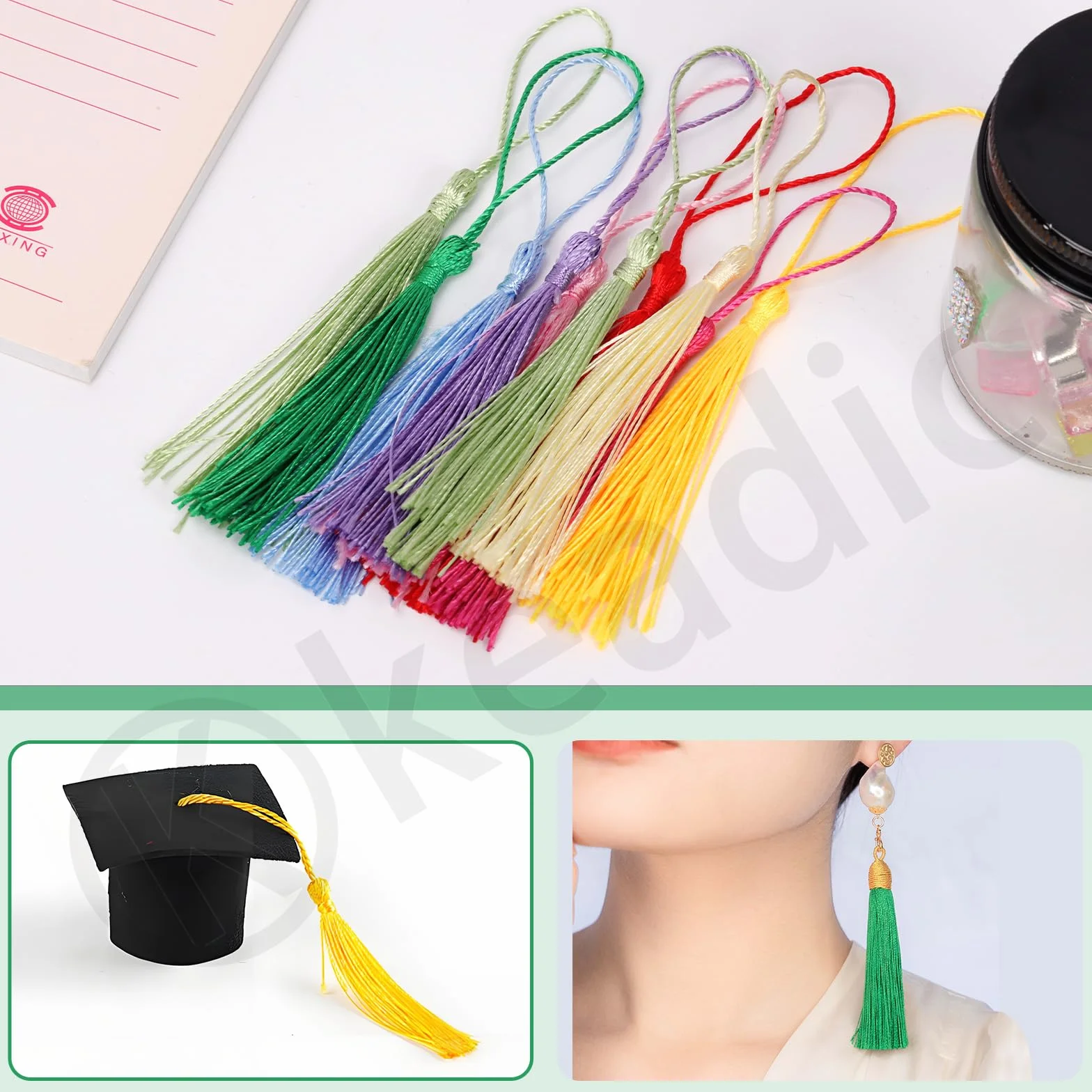 Mini Nappine Multicolore Morbide 13 cm per Creazione Gioielli Fai da Te - 100 Pezzi