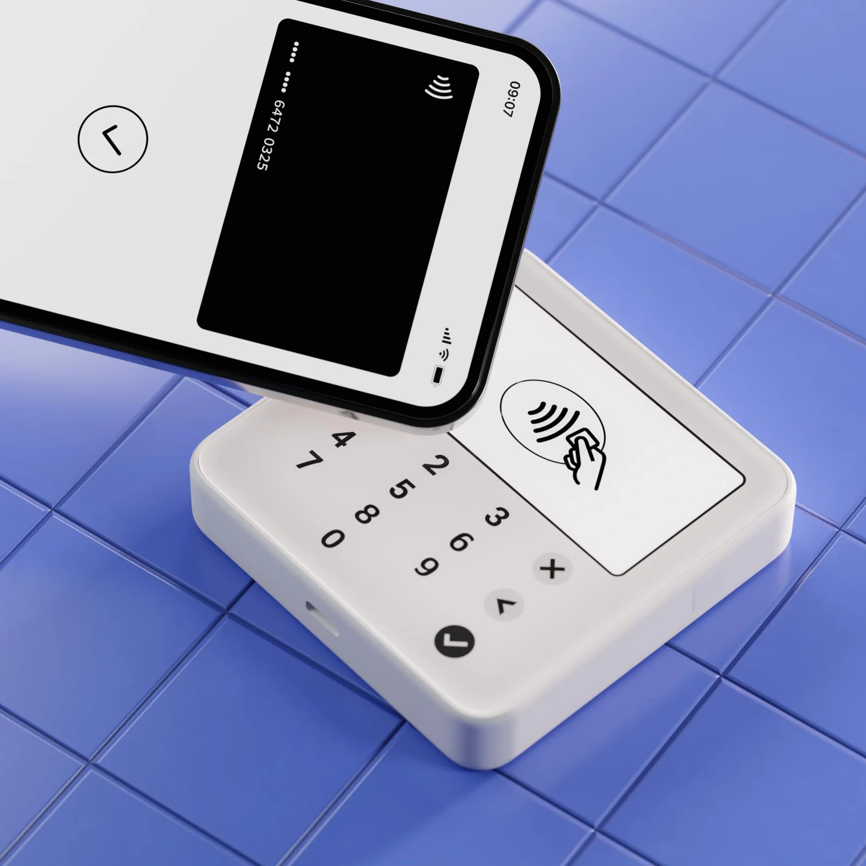 SUMUP Solo Lite Terminale POS Portatile Contactless Bluetooth Bianco