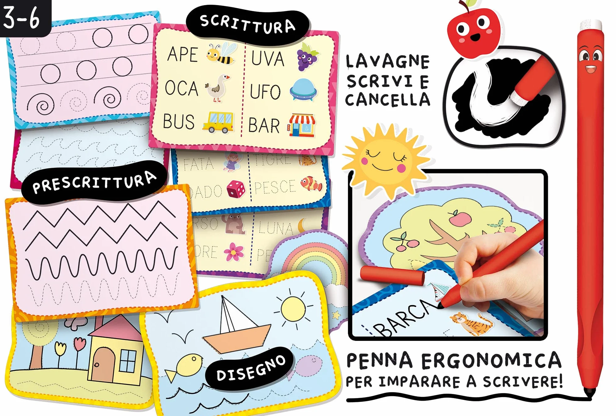 Lisciani Giochi Montessori Pen Scuola di Scrittura