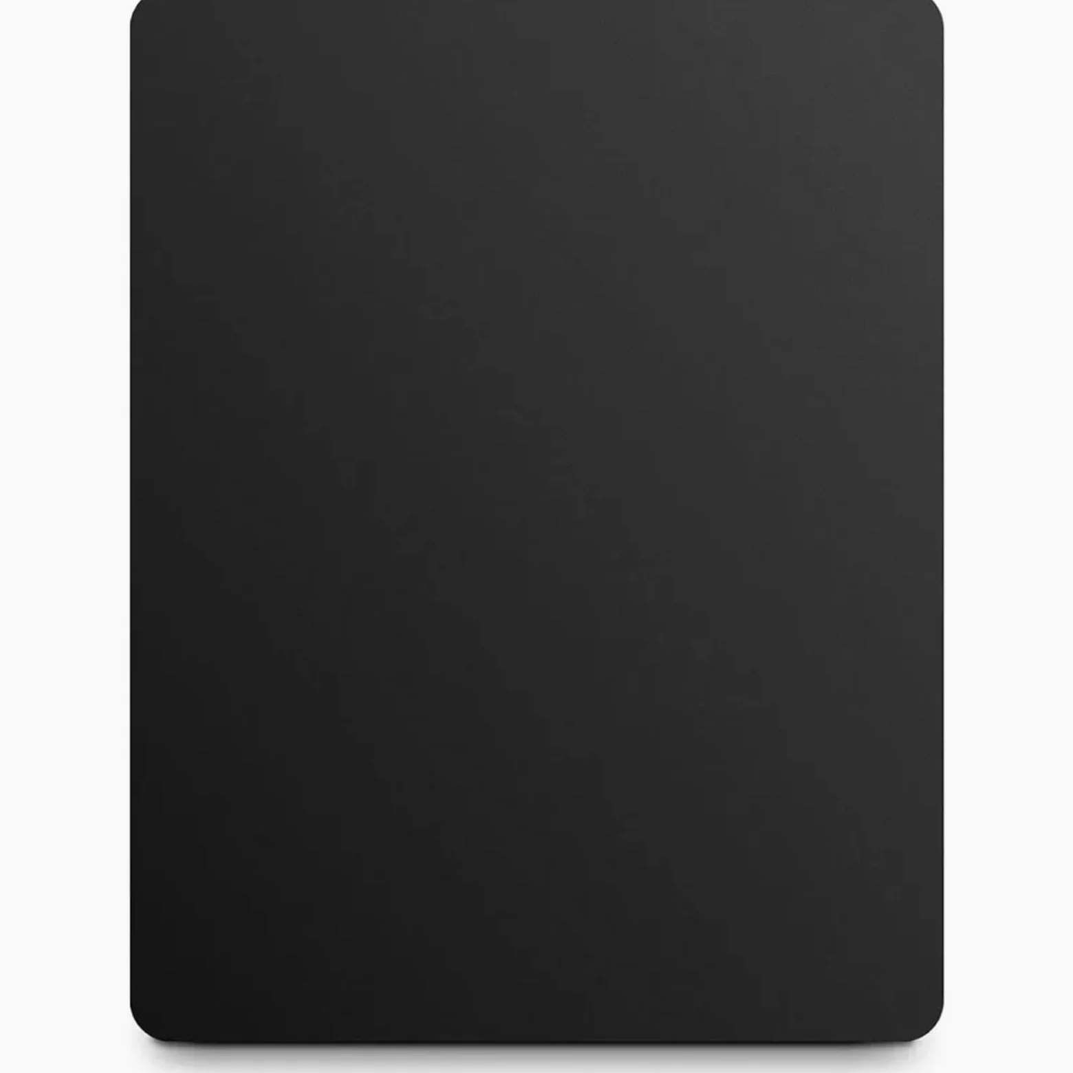 Cartellina Rigida Con Pinza Portablocco in plastica, clip a basso profilo, portablocco for aule, ufficio, ristoranti, studi medici, confezione da 2, nero