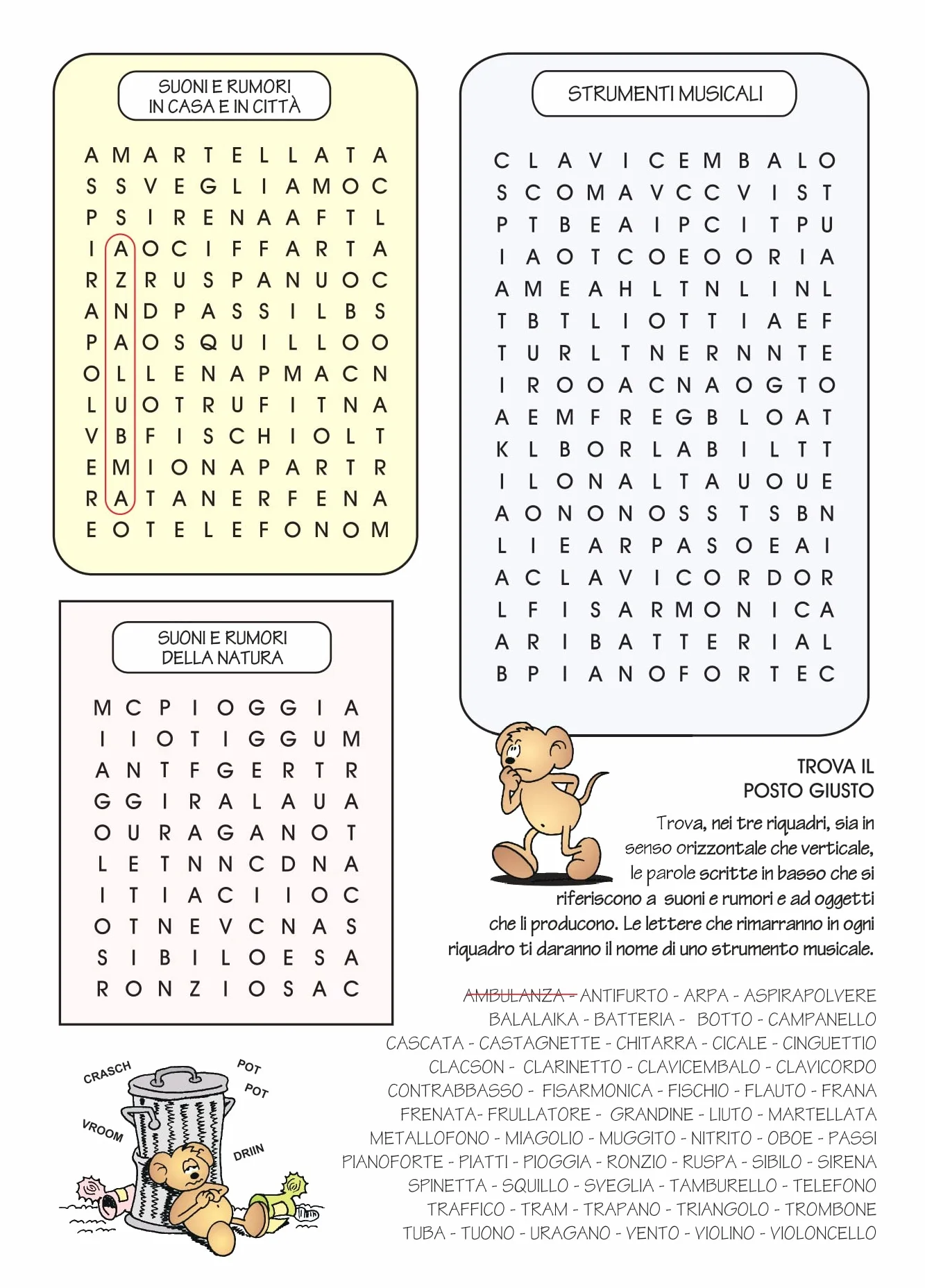L'enigmistica musicale Corso di teoria musicale per bambini Vol. 1