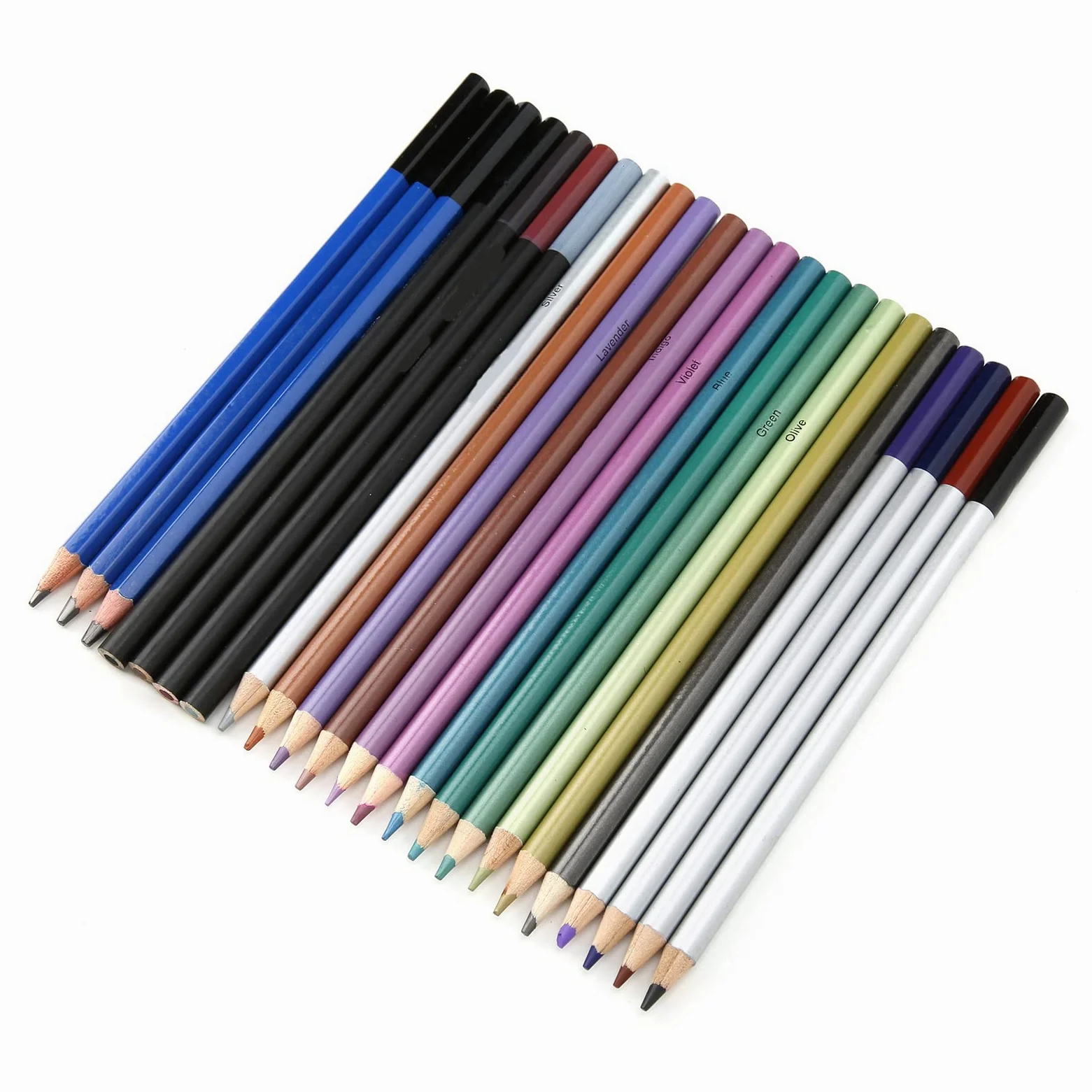 Set di matite colorate per scrittura, penna per schizzi, creazione artistica, per disegni da colorare