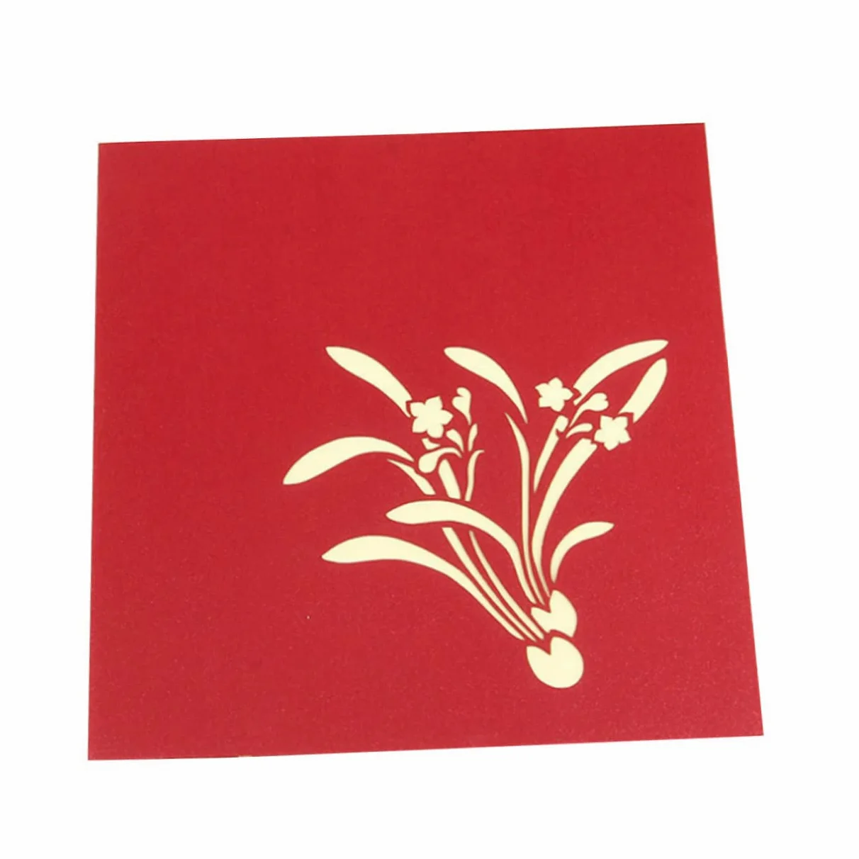 3 Set Di Biglietti Dauguri Con Narcisi in Busta 3d Per Compleanni Matrimoni Anniversari E Occasioni Di Laurea 2 Pezzi * 3