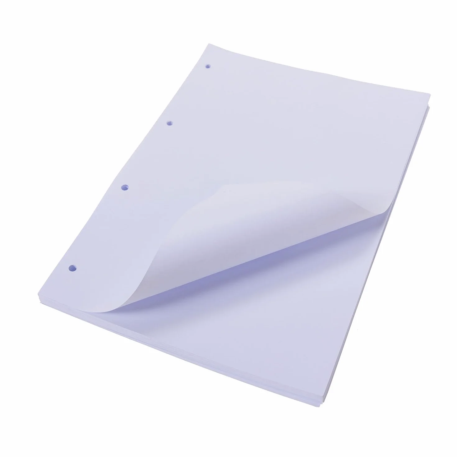 Unipapel A4 Lisci Ricambio 100 Fogli 90 g Carta Certificato FSC Bianco