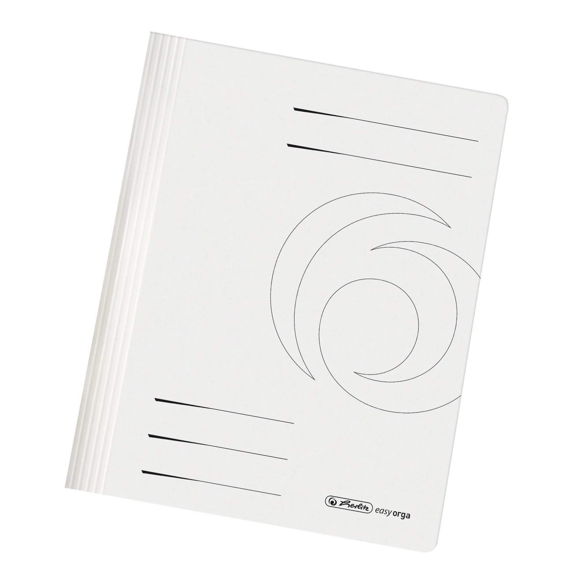 Herlitz Cartellina Manilla A4 piatta confezione da 10 pezzi bianco