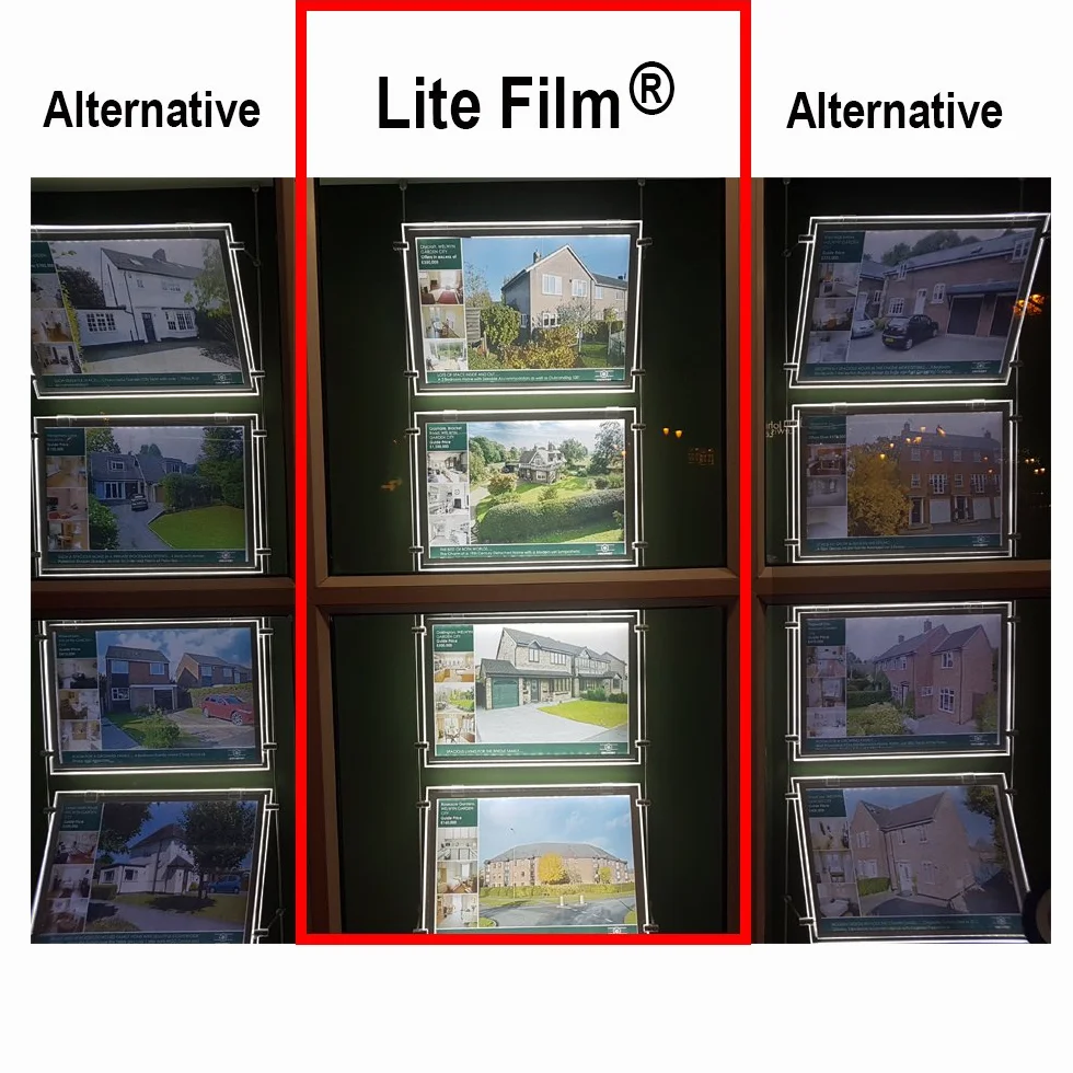 Carta retroilluminata Lite Film A3 10 fogli per LED Light Panel Lightbox