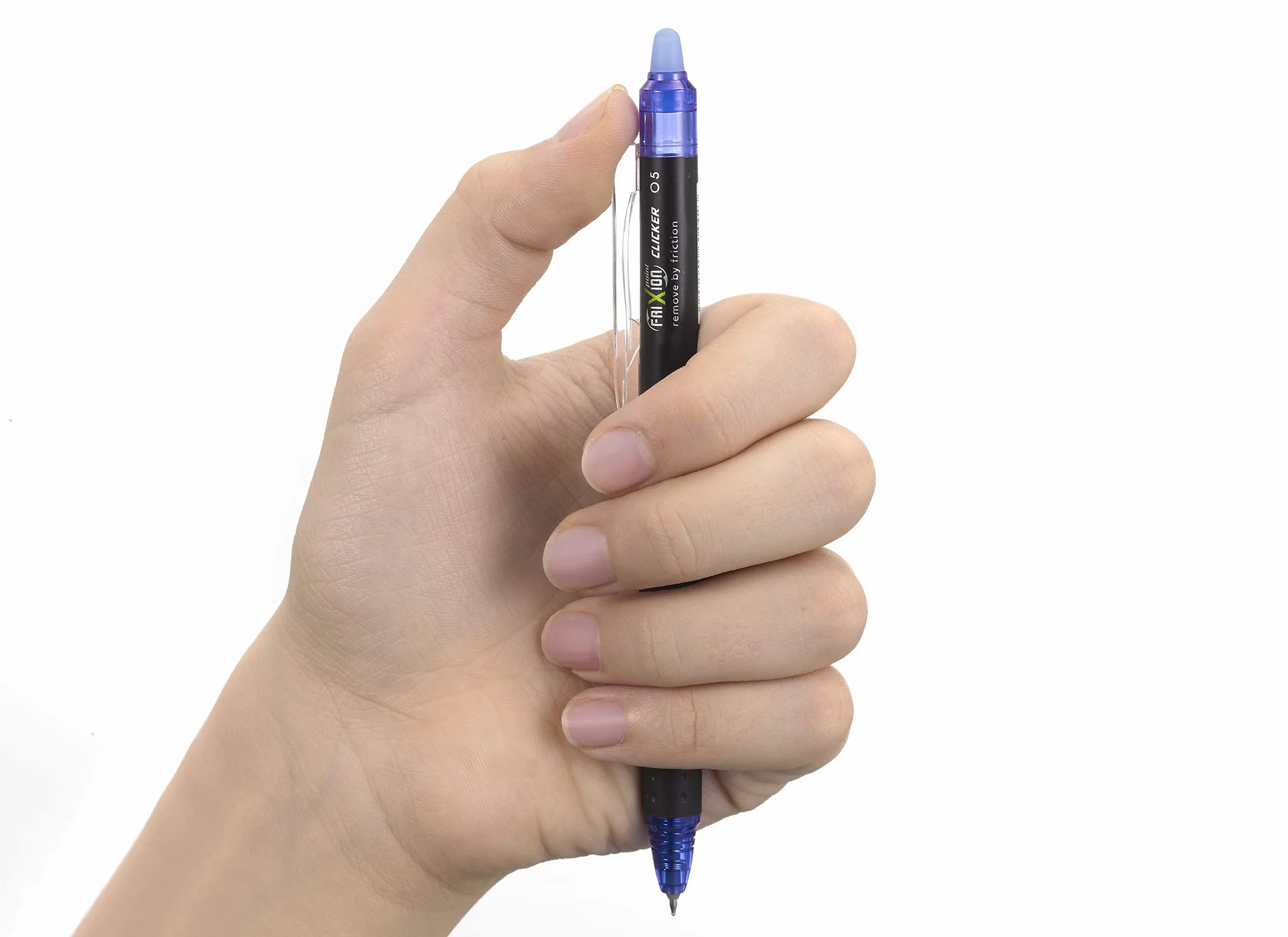 PILOT Set 5 FriXion Point Clicker Penne Cancellabili Gel Roller Ricaricabili Punta Fine