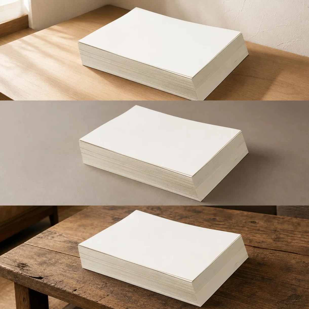 Carta per Stampa e Disegno, Risme da 100, Carta Stampante 80g, 120g, 180g, per studenti, 120g carta Dowling/bianco riso, Grande A3 (100 fogli)