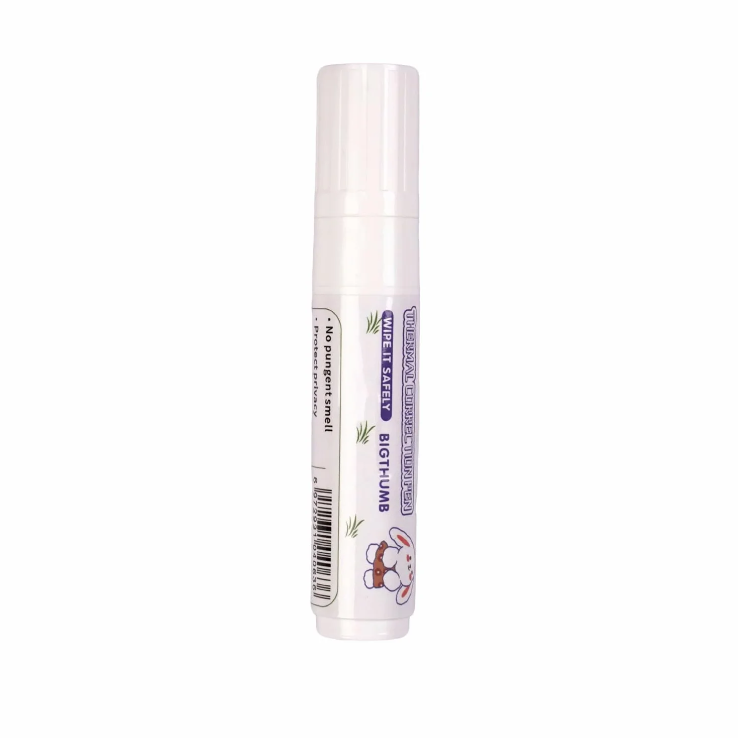 Pennarello a liquido bianco per correzione carta termica Strumento corriere pacchi Etichetta Privacy Protection Pen