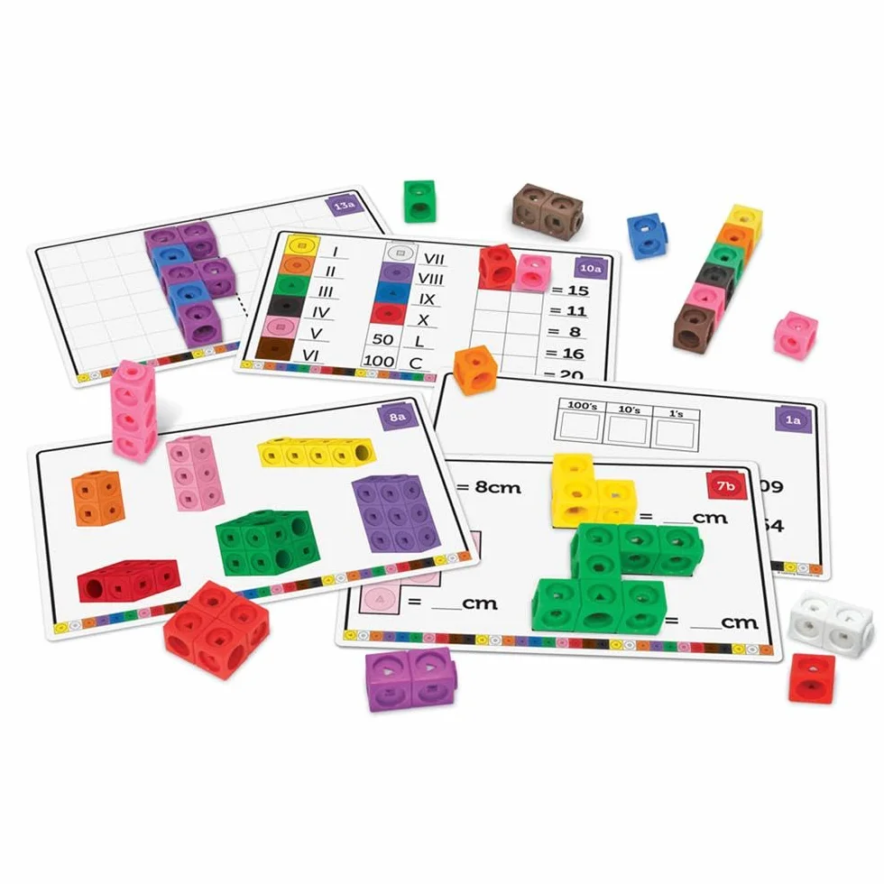 Learning Resources Cubi Mathlink 115 Pezzi Gioco Educativo Matematica 6+ Anni
