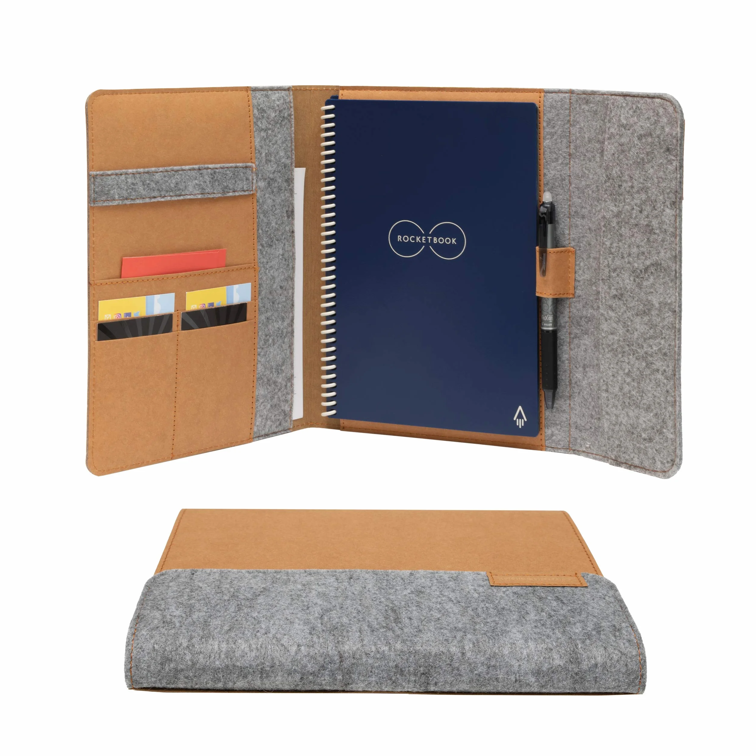 Rocketbook - Custodia intelligente per notebook Letter Size Mars Sand Tan