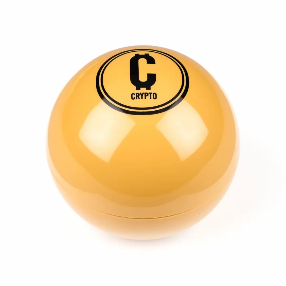 Invero Palla decisionale per criptovalute, gadget da scrivania, diametro 10 cm