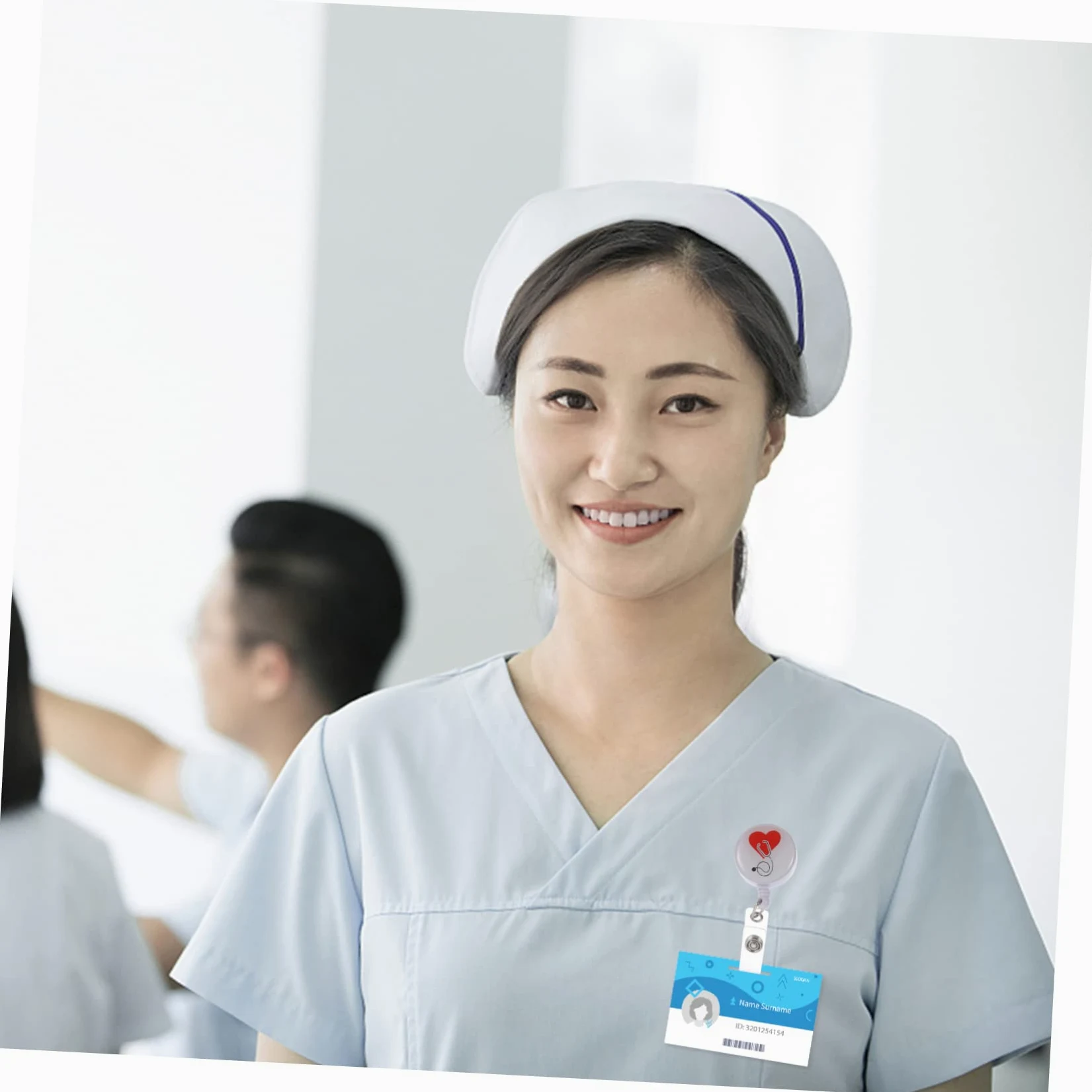 LALAFINA 20pezzi Portabadge Retrattile Per Con Clip Girevole Da Pratico e Leggero Design Elegante Per Id e Badge Ospedale Scuola e Lavoro