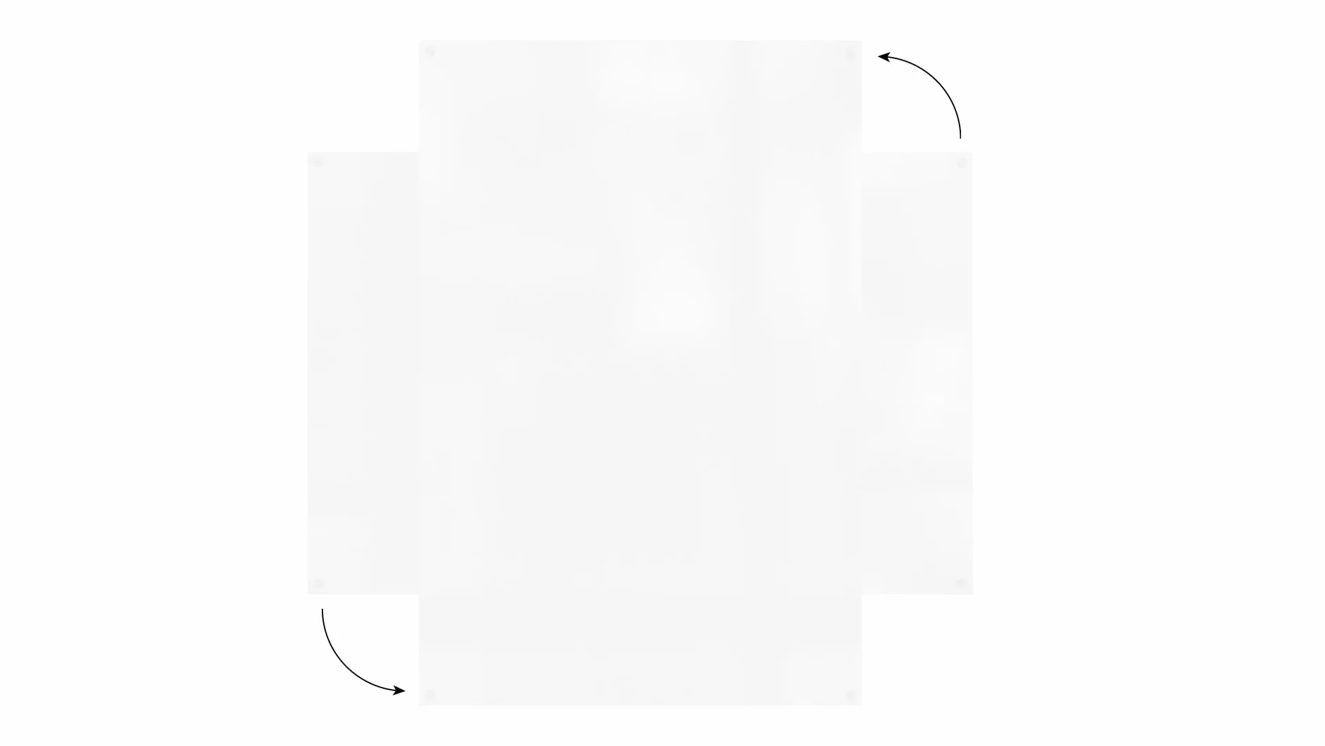 ALLboards Lavagna magnetica cancellabile SLIMboard senza cornice 90x60 cm + GRATIS