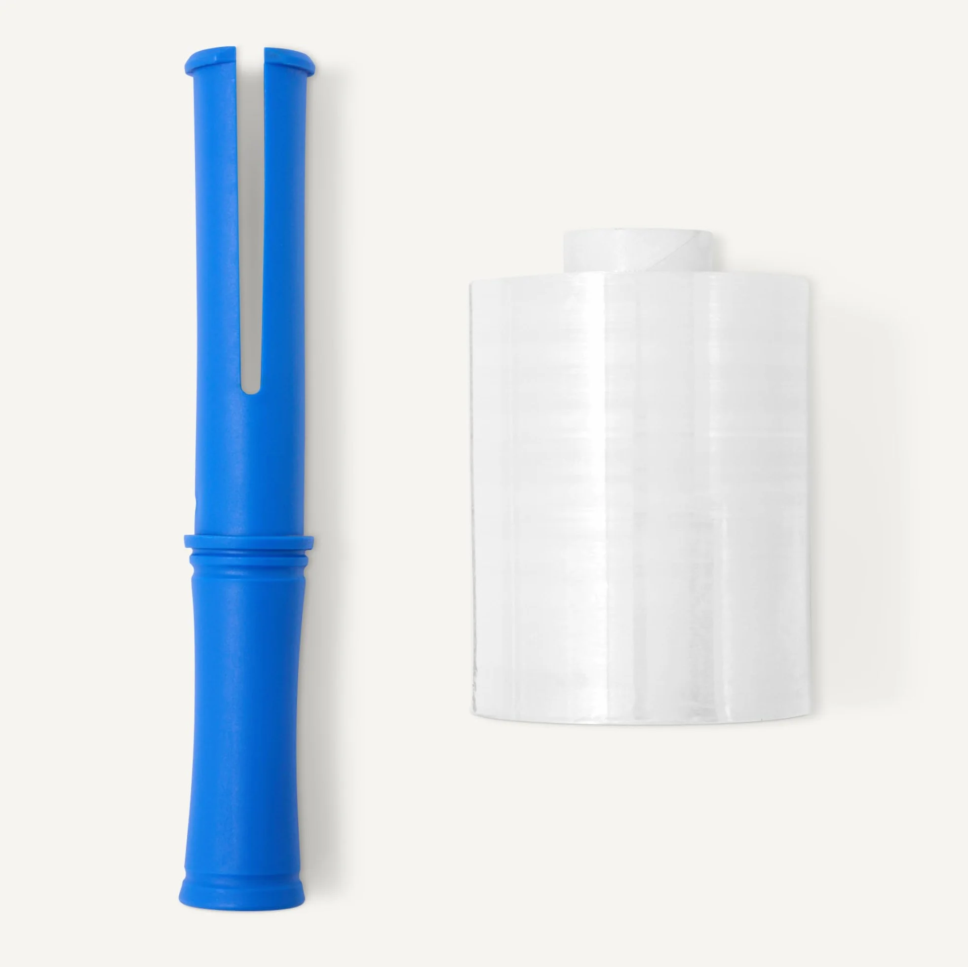 Amazon Basics Rotolo Pellicola Elastica 12,7 cm x 304,8 m 1 Rotolo con Manico Trasparente