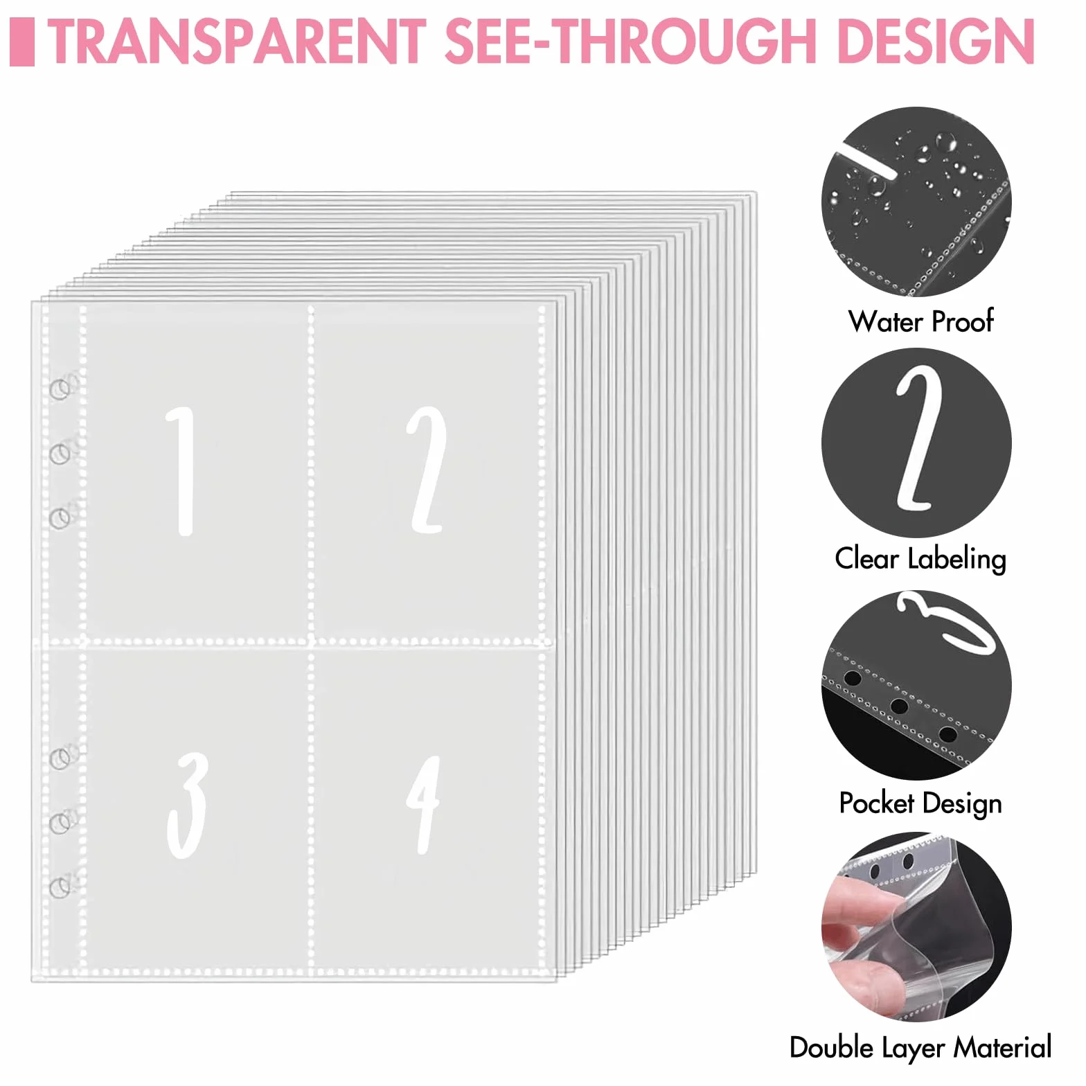 100 Envelope Savings Challenge Binder, A5 Libro Del Risparmio, Risparmia € 5050, Budget Planner, Rosa