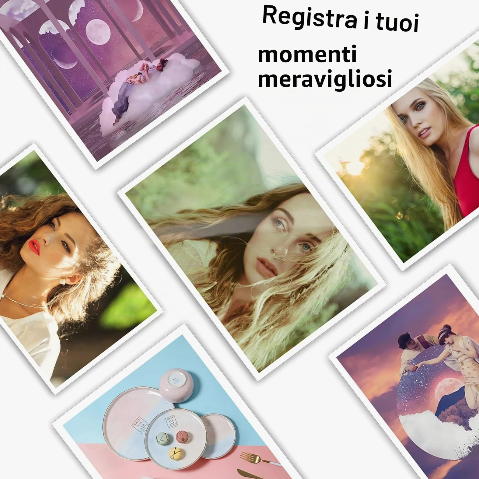 A4 spessa 300gsm doppia carta fotografica lucida Stampabile a getto di inchiostro 100sheets carta pesante
