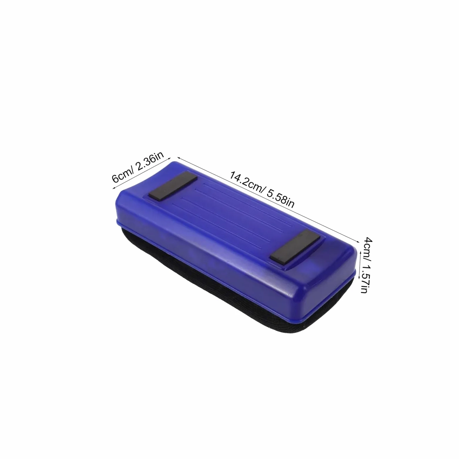 Gomme da cancellare magnetiche for lavagna bianca 15 pezzi, doppia striscia magnetica, morbida flanella, lavabile, cancellabile a secco, for ufficio scolastico Per L'ufficio