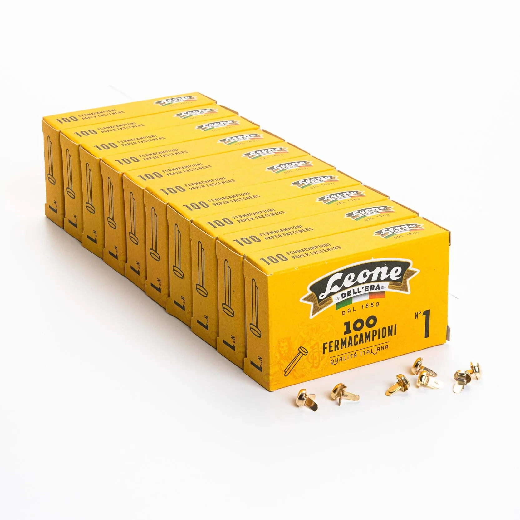 Fermacampioni Ottonati N°1 (11 Mm) - 1000 Pz. Leone Dell'Era