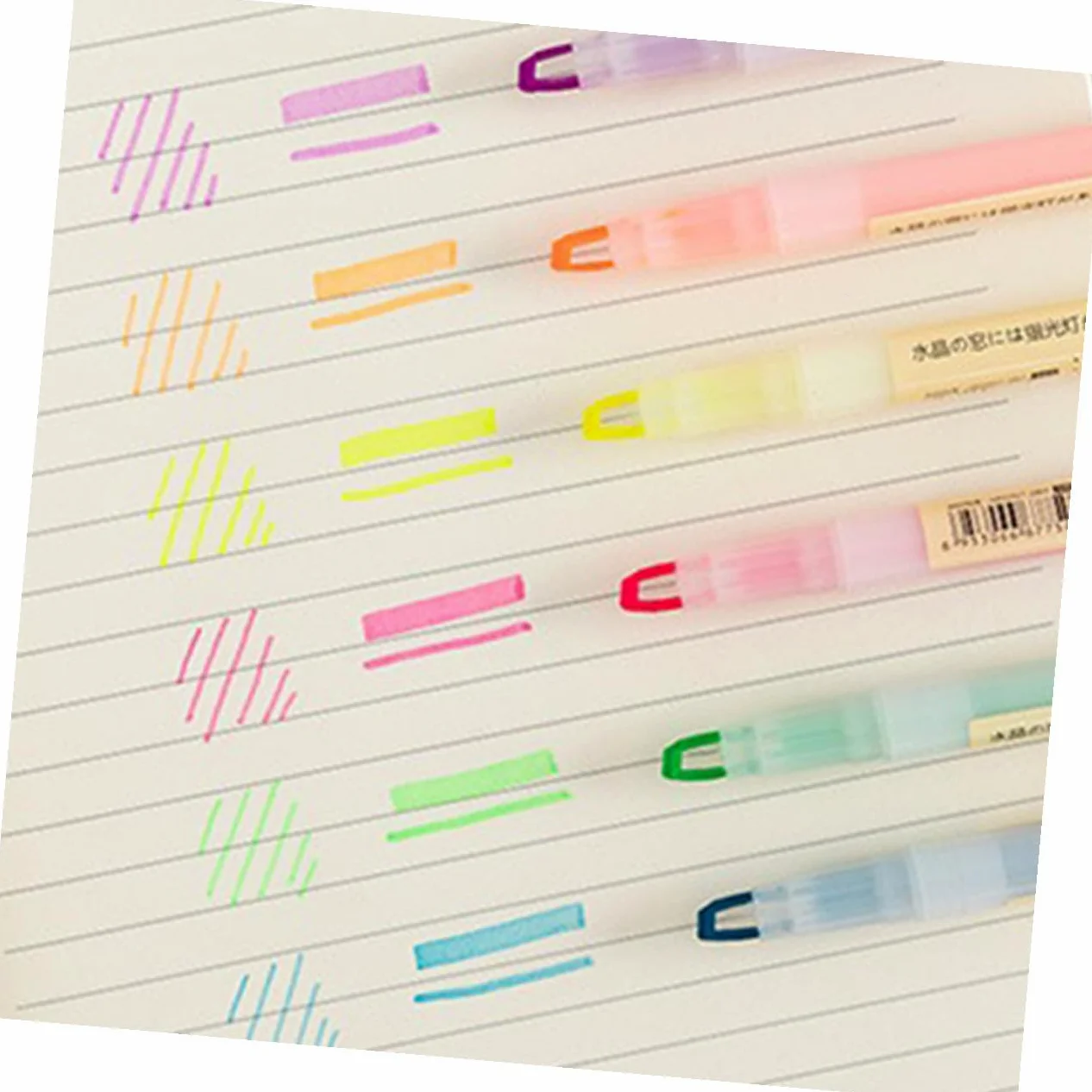 Ciieeo 18pezzi Evidenziatori Colorati Con Doppia Punta Pennarelli Fluorescenti Per Cancelleria Per Scuola e Ufficio Asciugatura Rapida e Impermeabili