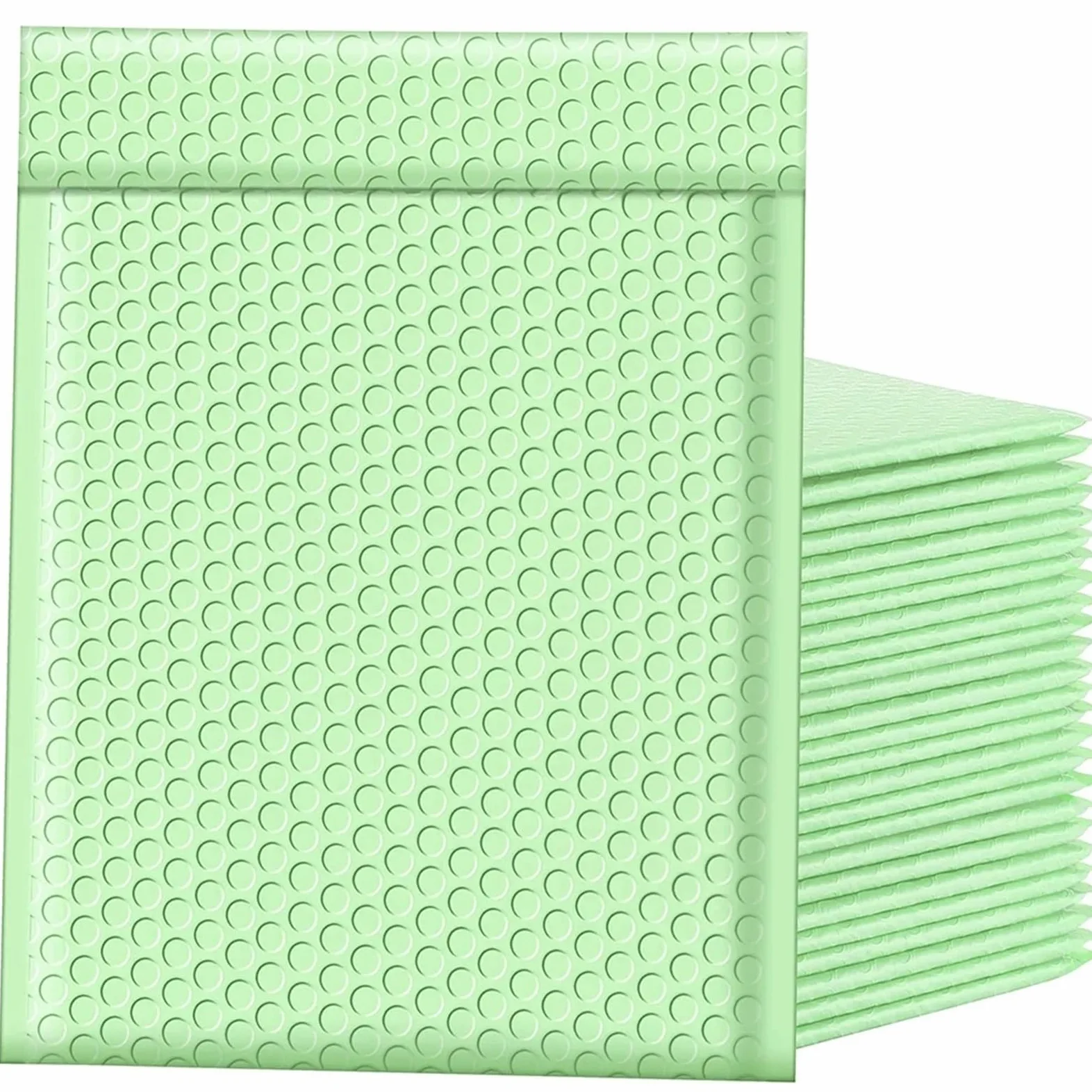 Bubble Mailer 100 PCS Bubble Mailers Padded Envelopes Self Seal Mailing Envelopes Mailers Shipping Envelopes Packaging for Small Business(Mint Green,13 * 18cm)