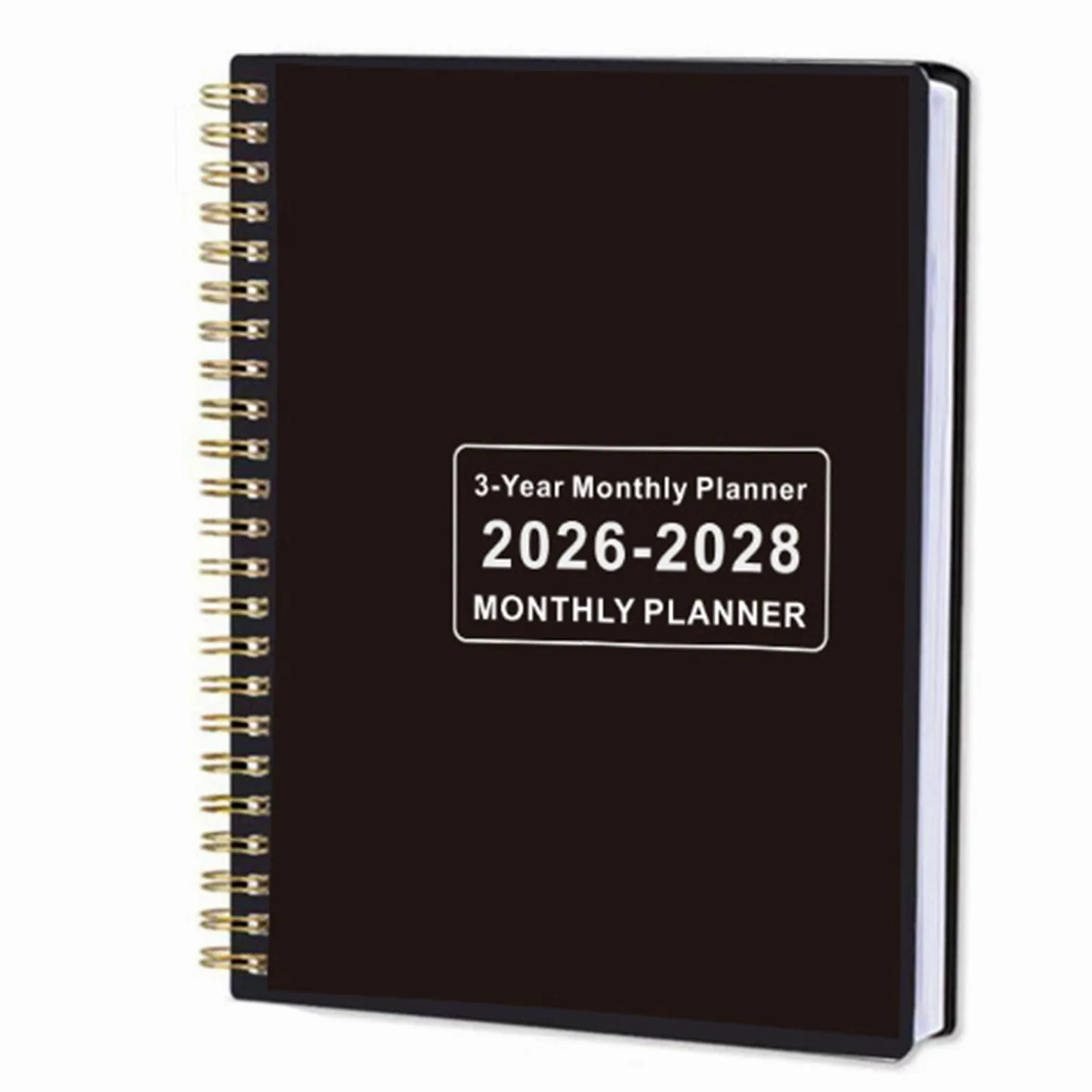 Agenda mensile 2026-2028 36 mesi dal 01.2026 12.2028 Diario accademico mensile con rilegatura a doppia spirale per la pianificazione giornaliera Agenda settimanale