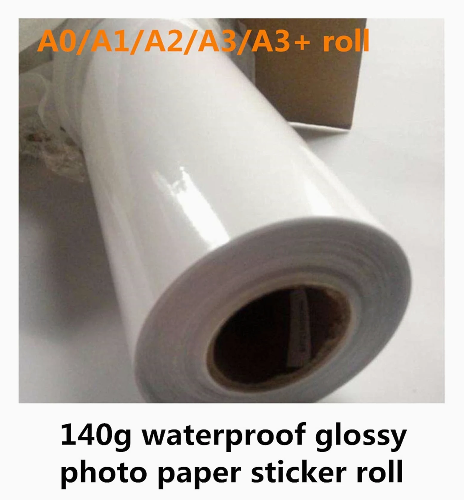 YANGQI yaoqijie Rotolo di Carta Fotografica di Fotografica Lucido Impermeabile 140g con A0 / A1 / A2 / A3 / A3 + Rotolo di Dimensioni Lasting (Color : 0.432x30m)
