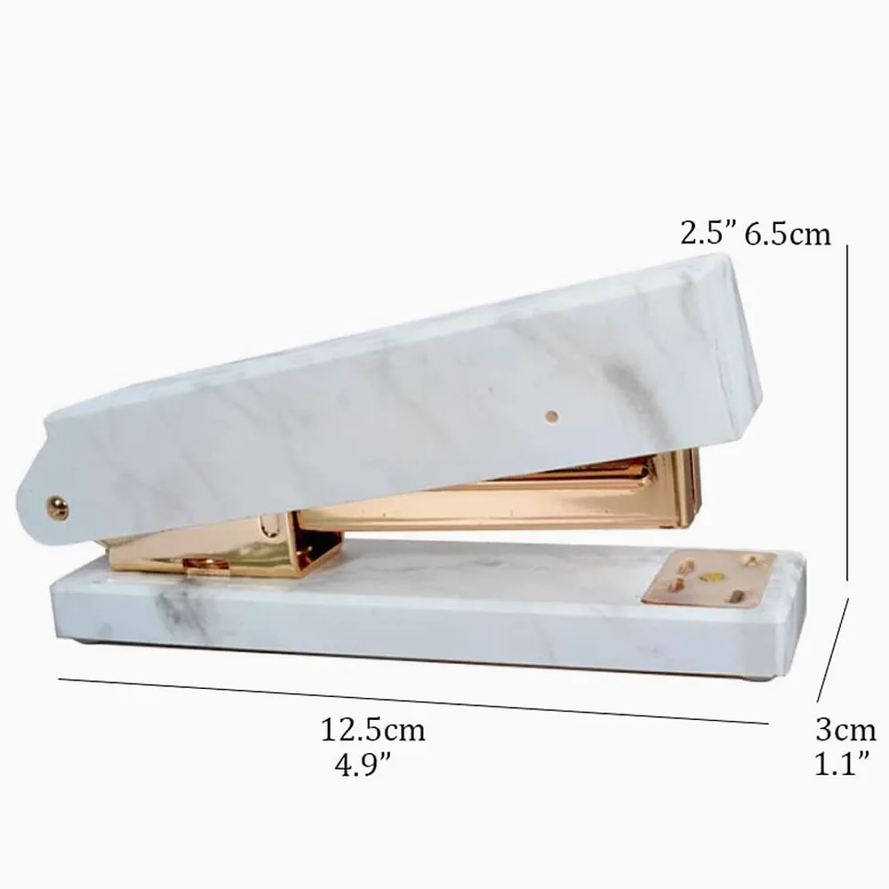 Pinzatrice per Marmo Pinzatrice Portatile da 50 Fogli Pinzatrice da scrivania per Ufficio Forniture per Rilegatura per Desktop da casa
