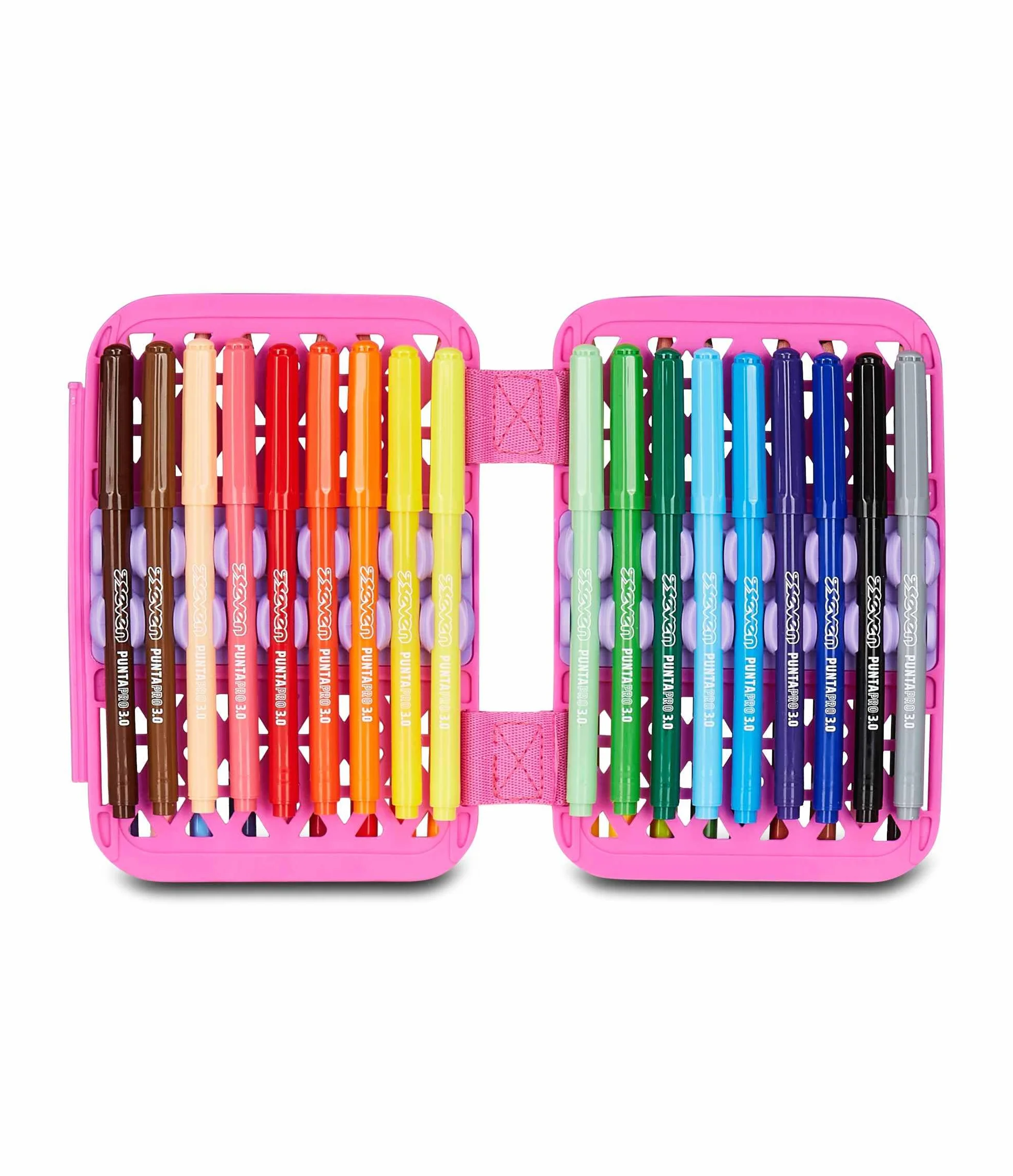 SJ GANG STYLE JAM GANG Astuccio Scuola Speed Pad, Rosa, Portapenne Mono Scomparto con Plance Amovibili, Completo Di Penne, Matite, Colori, Accessori Zaino, Scuola Elementare, Bambina
