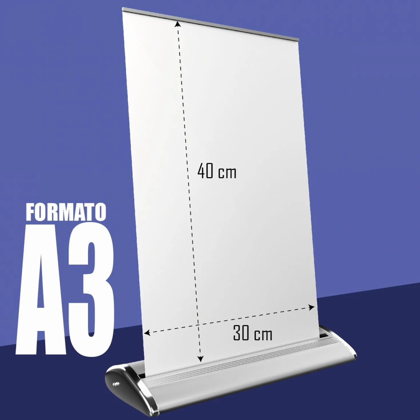 Gruppo Veneziano - Roll Up personalizzato - Roll up personalizzato con immagini, testi/o loghi per aziende, esposizione, fiere - Roll Up pubblicitario