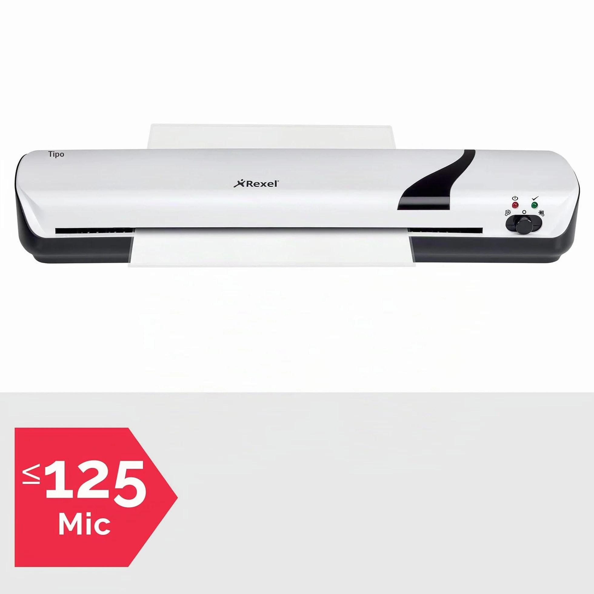 Rexel Style Laminatrice Adatta a Plastificare dal Formato ID al Formato A4, Compatibile con Buste fino a 125 Micron di Spessore, Riscaldabile in 4 Minuti, Bianco, 2104513