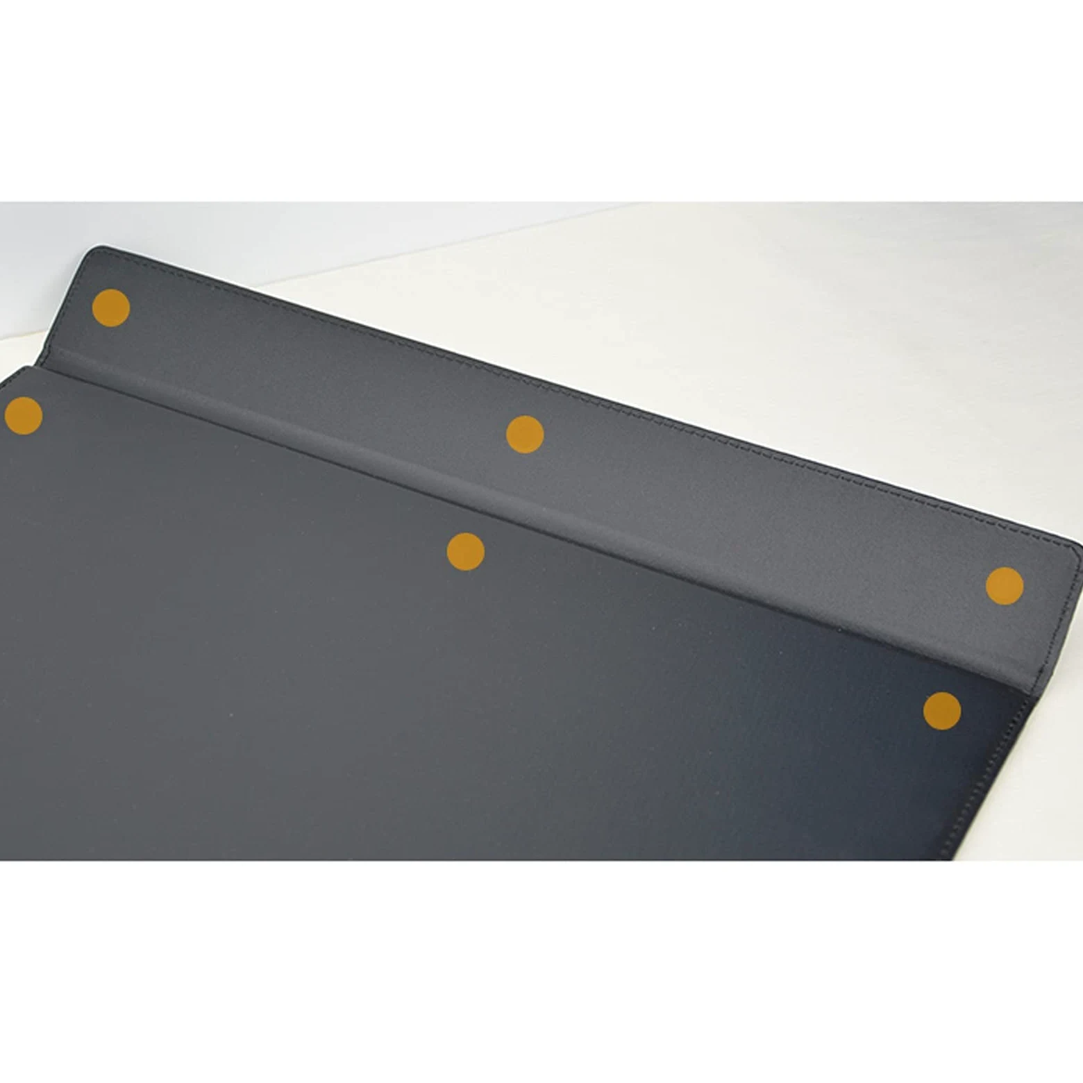 Portablocco Business foldering di Fascia Alta riunione di Cuoio Scrittura tampone A3 Desk tampone Signature Clip legante Magnetico per Ufficio, Hotel, Studio Clipboard Portablocco (Color : Black)